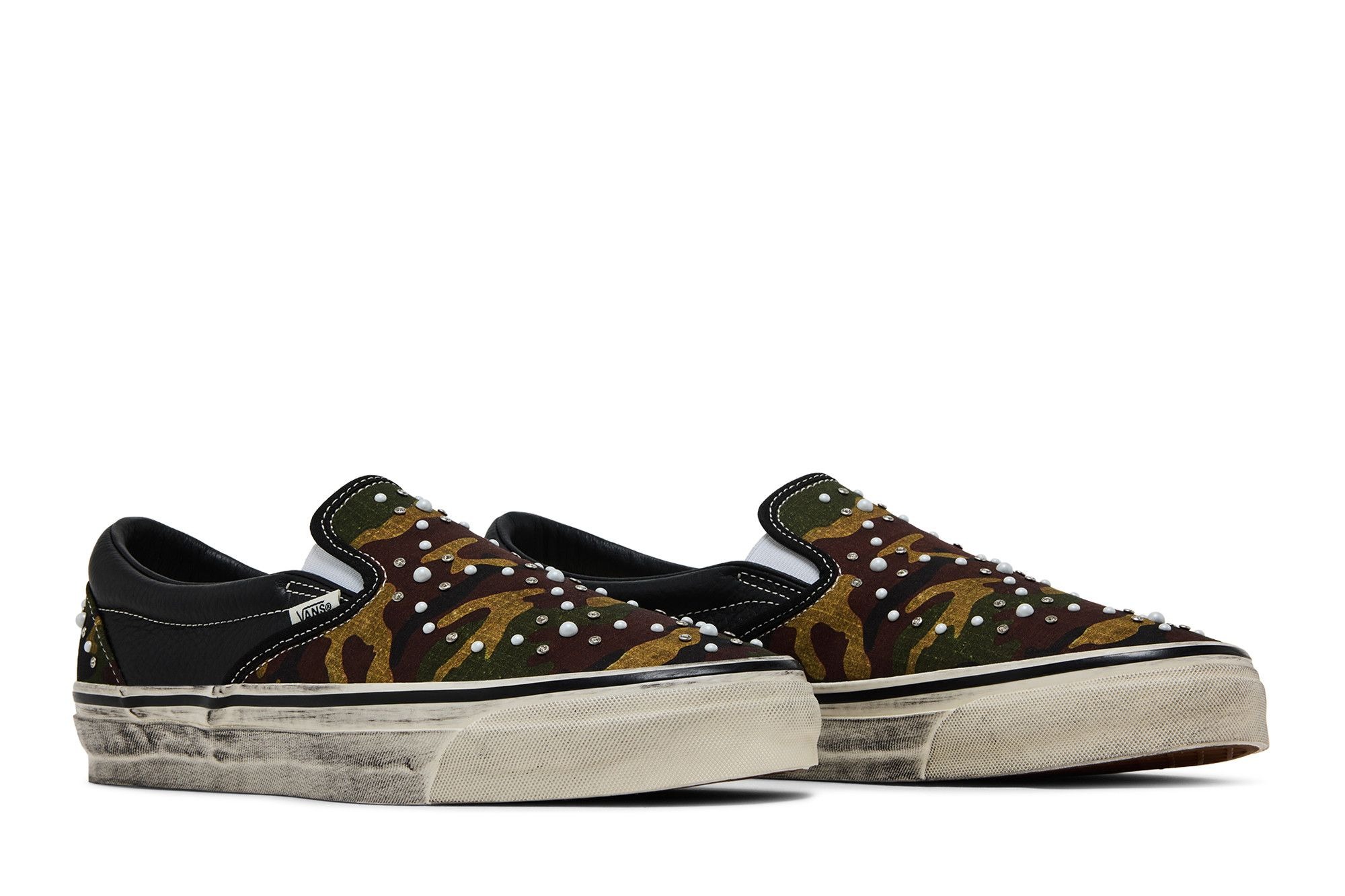 Vans LX Classic Slip On 98 Pearlized Pack Camo Black