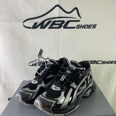 Balenciaga Runner Sneaker 'Black Silver' 02