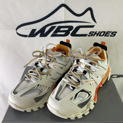 Balenciaga Track Sneaker White Orange 02