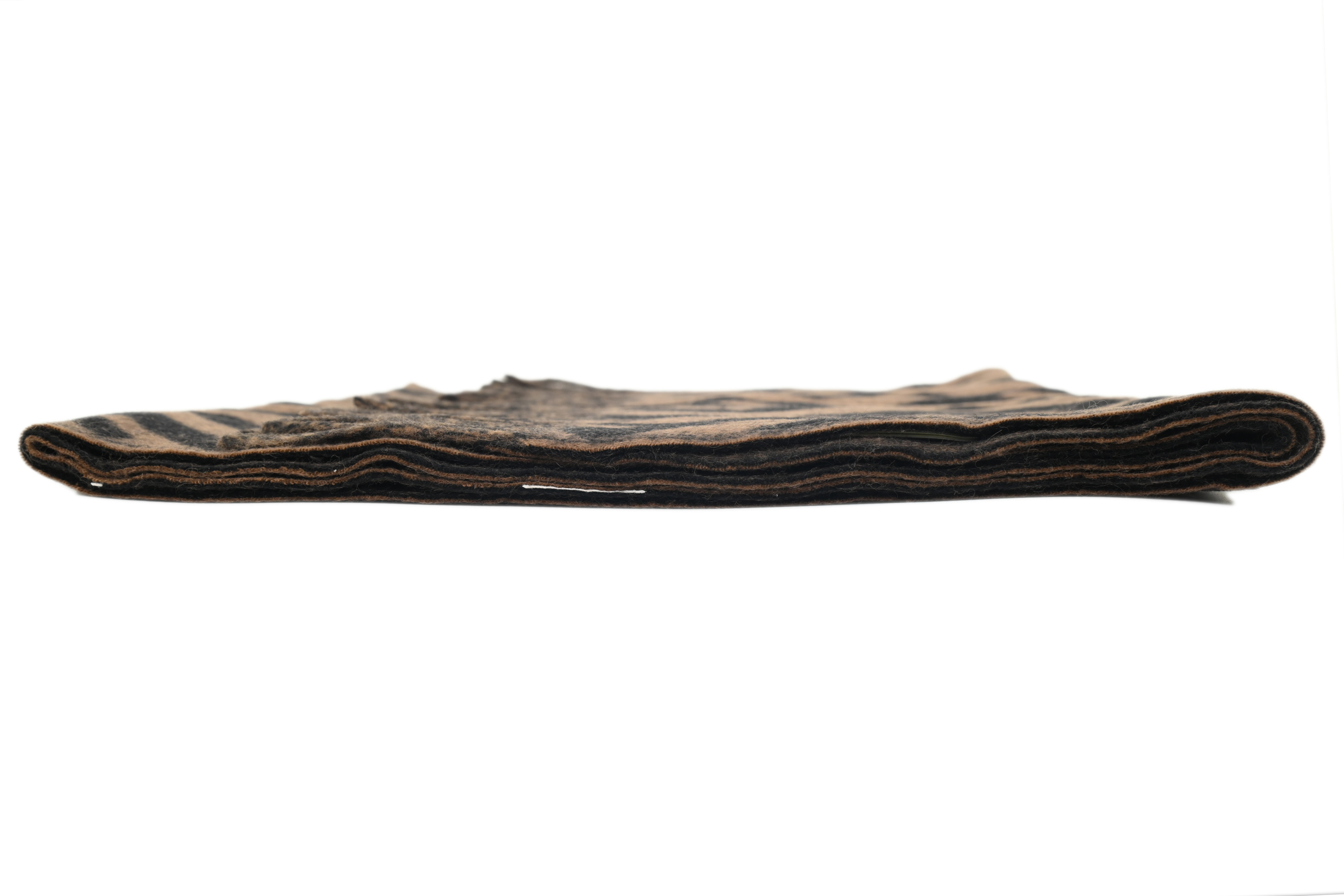 Fendi FF Fringe Scarf - Dark Brown