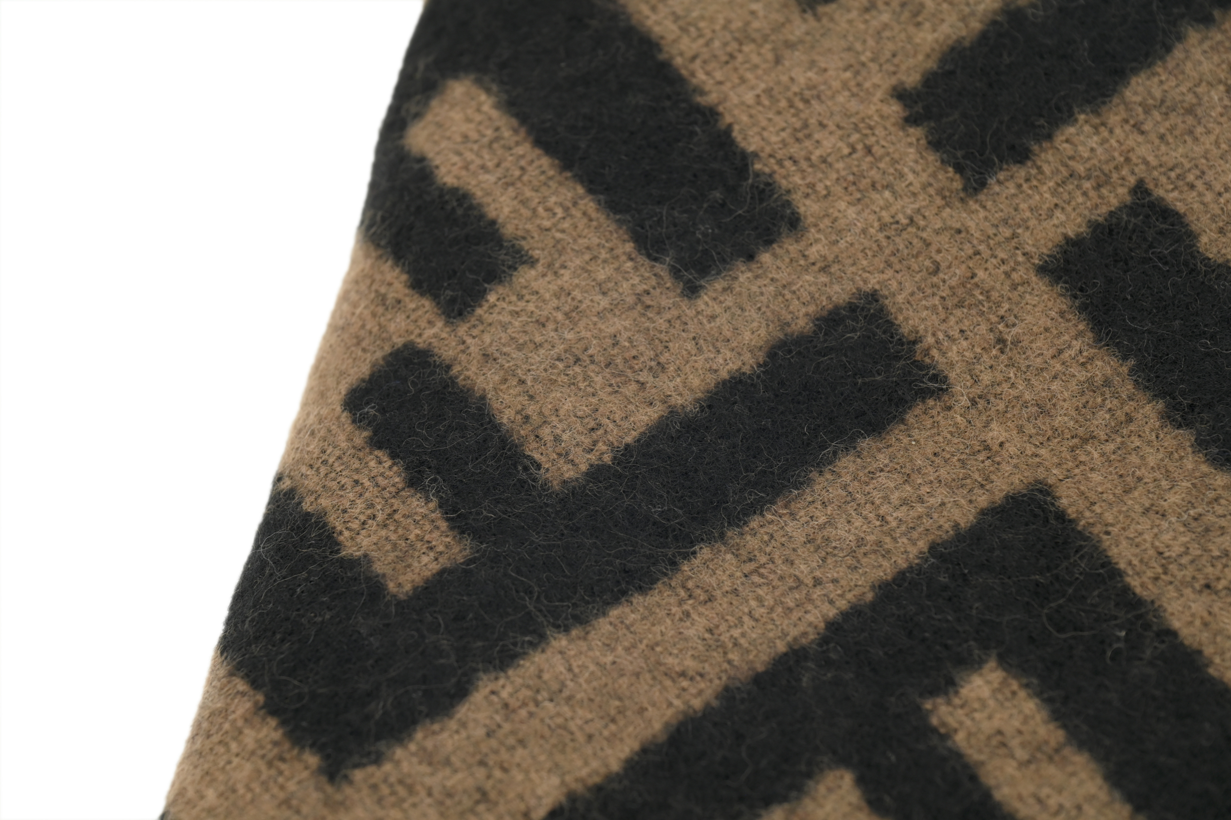 Fendi FF Fringe Shawl - Light Brown