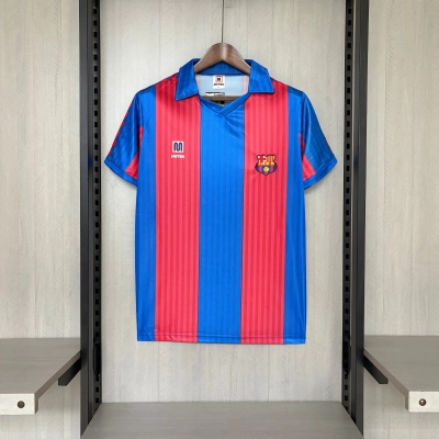Barcelona 1989/92 Men's Retro Home Design 2 Jersey 01