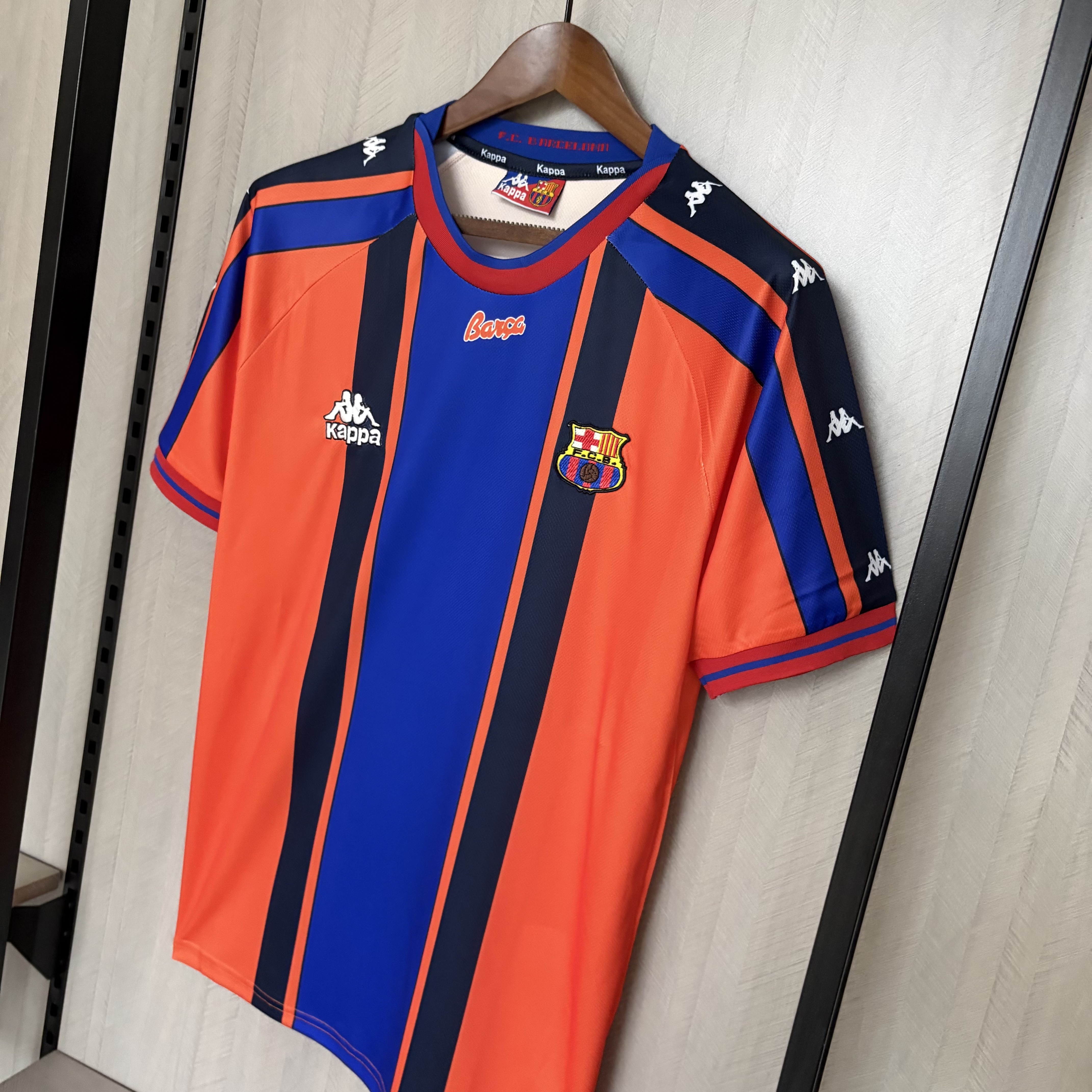 Barcelona 1997/98 Men's Retro Away Jersey
