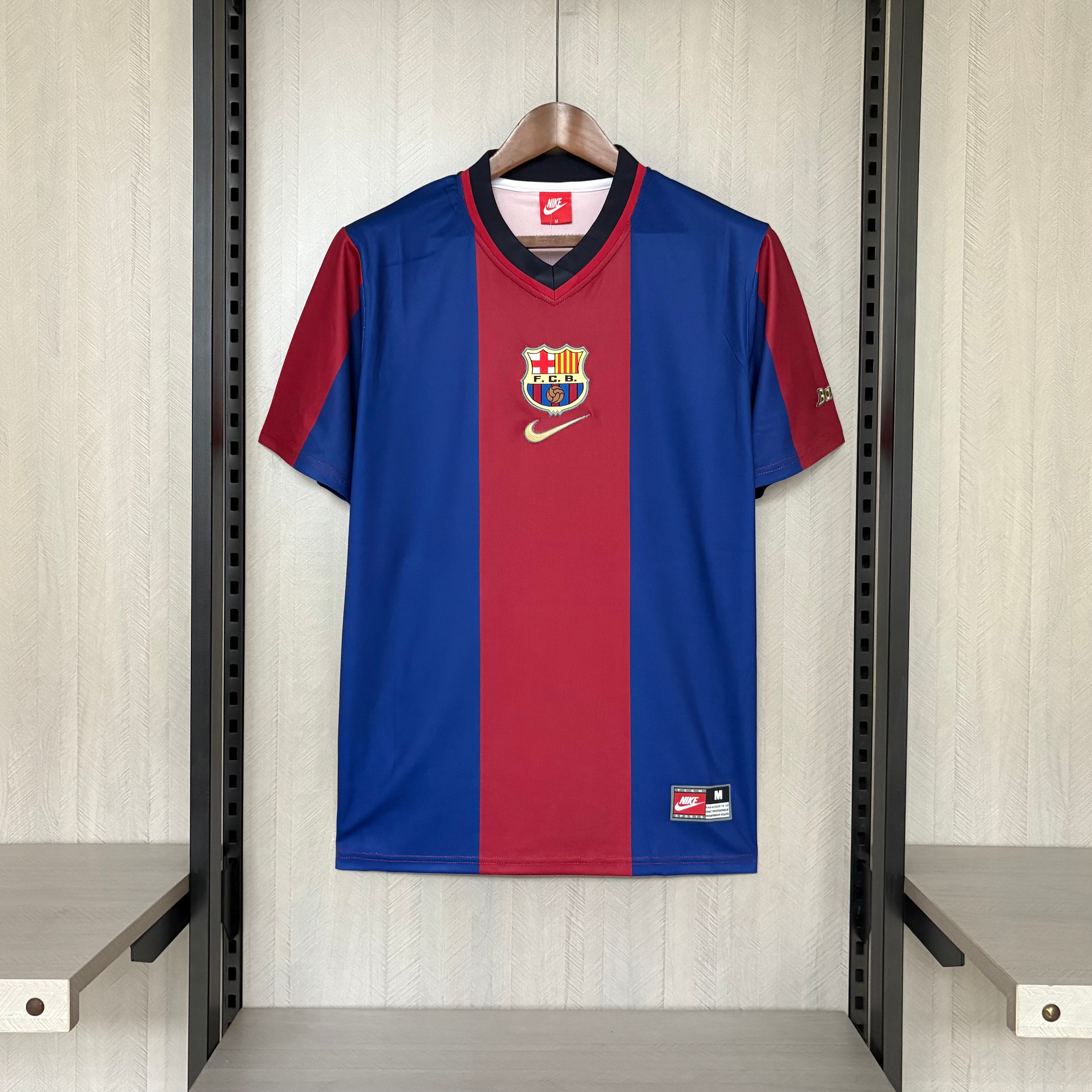 Barcelona 1998/99 Men's Retro Home Jersey