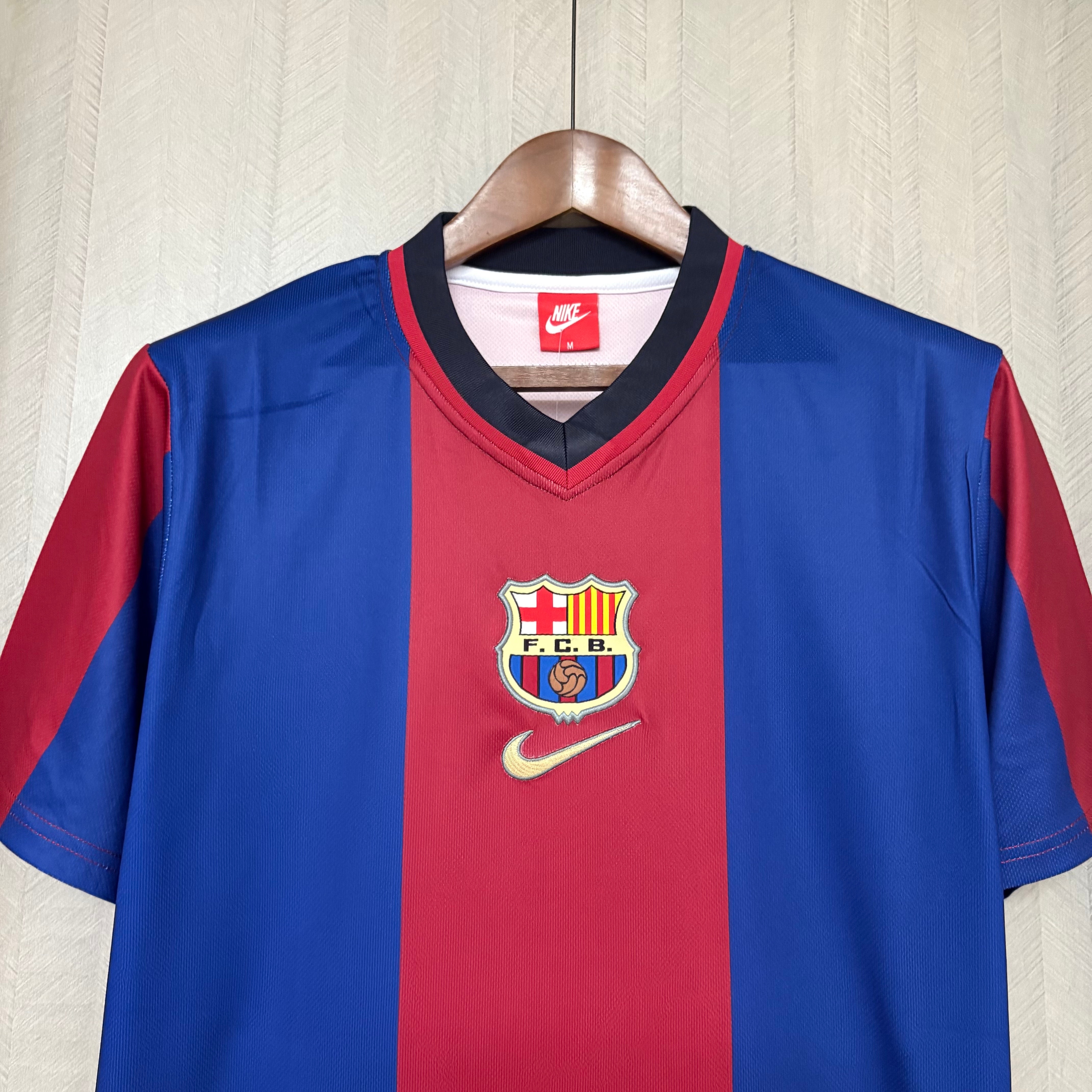 Barcelona 1998/99 Men's Retro Home Jersey
