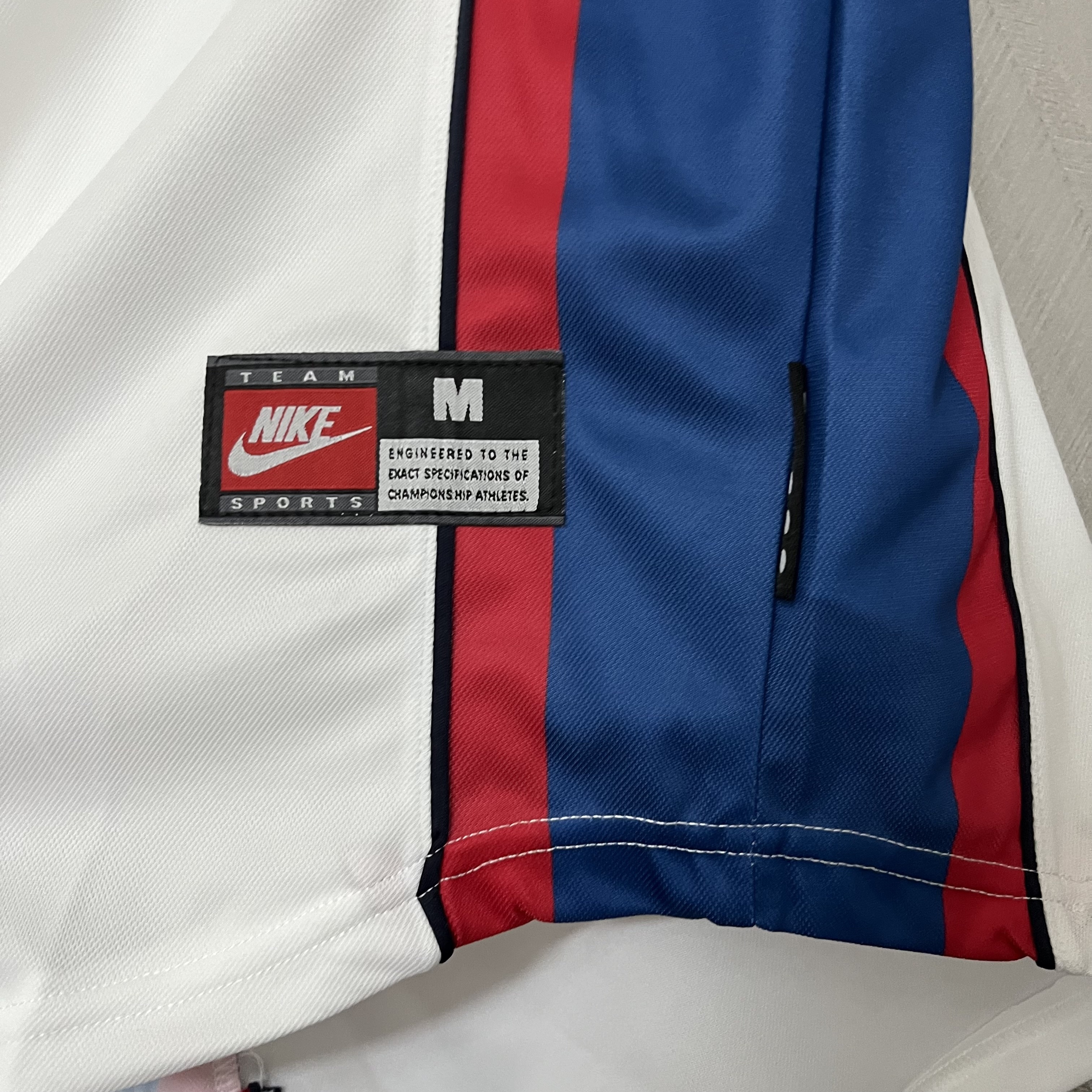 Barcelona 1998/99 Men's Retro White Jersey
