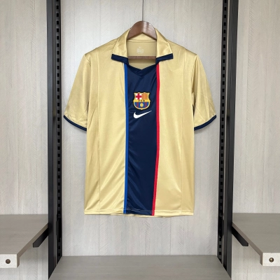 Barcelona 2001/02 Men's Retro Away Jersey 01