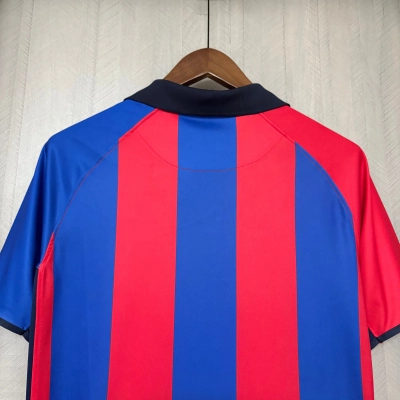 Barcelona 2001/02 Men's Retro Home Jersey 02