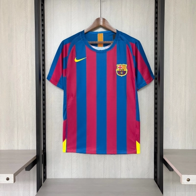 Barcelona 2005/06 Men's Retro Home Jersey 01