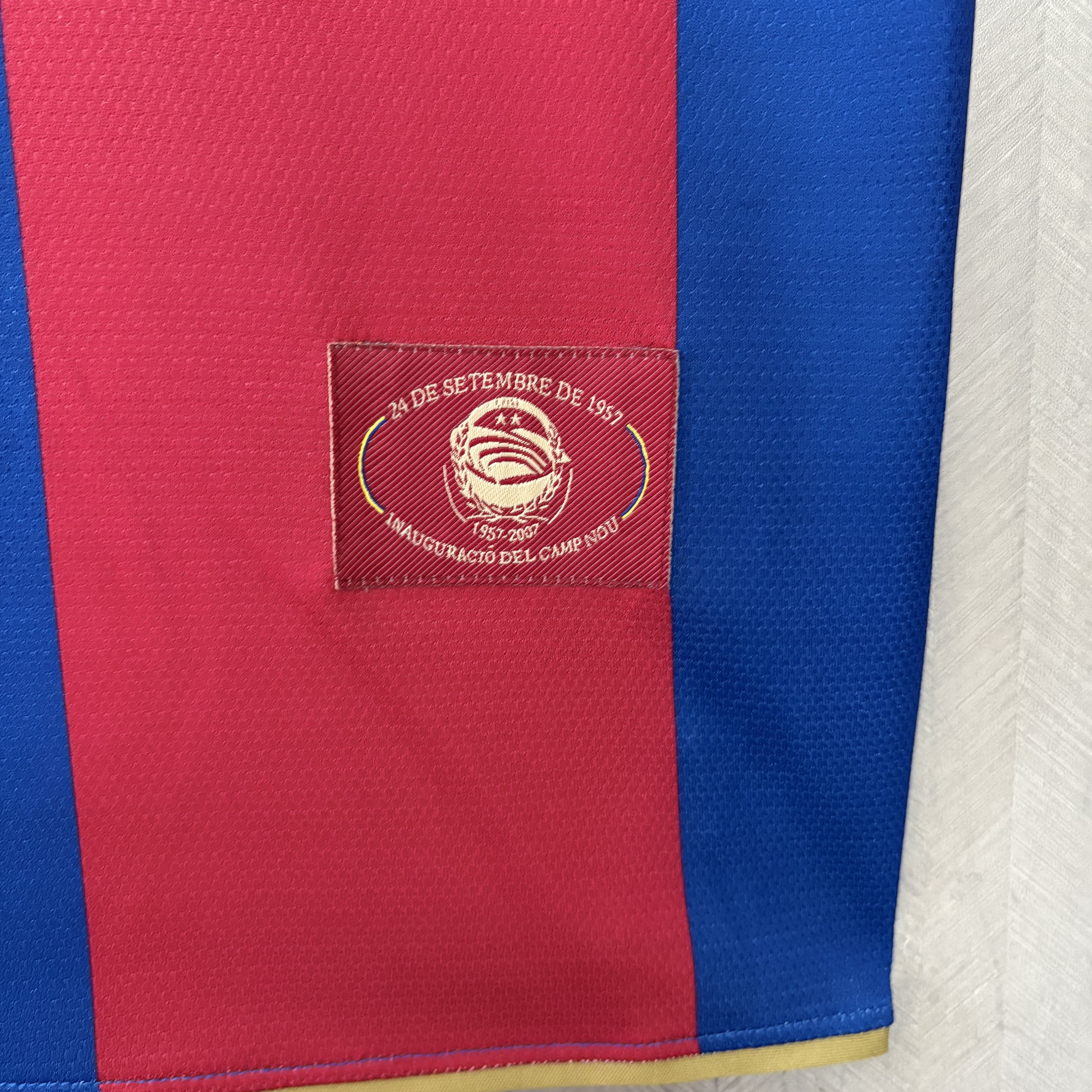 Barcelona 2007/08 Men's Retro Home Jersey