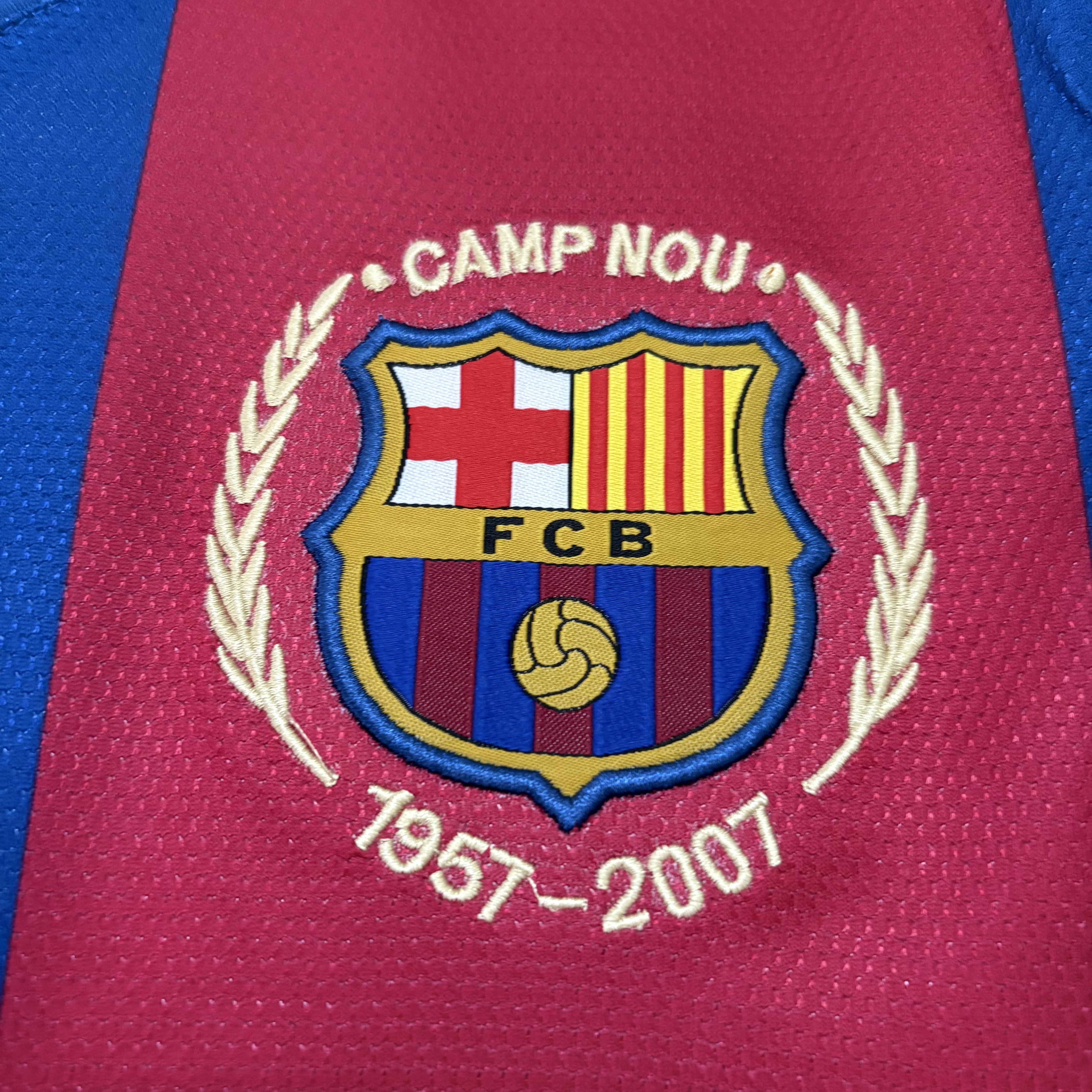 Barcelona 2007/08 Men's Retro Home Jersey