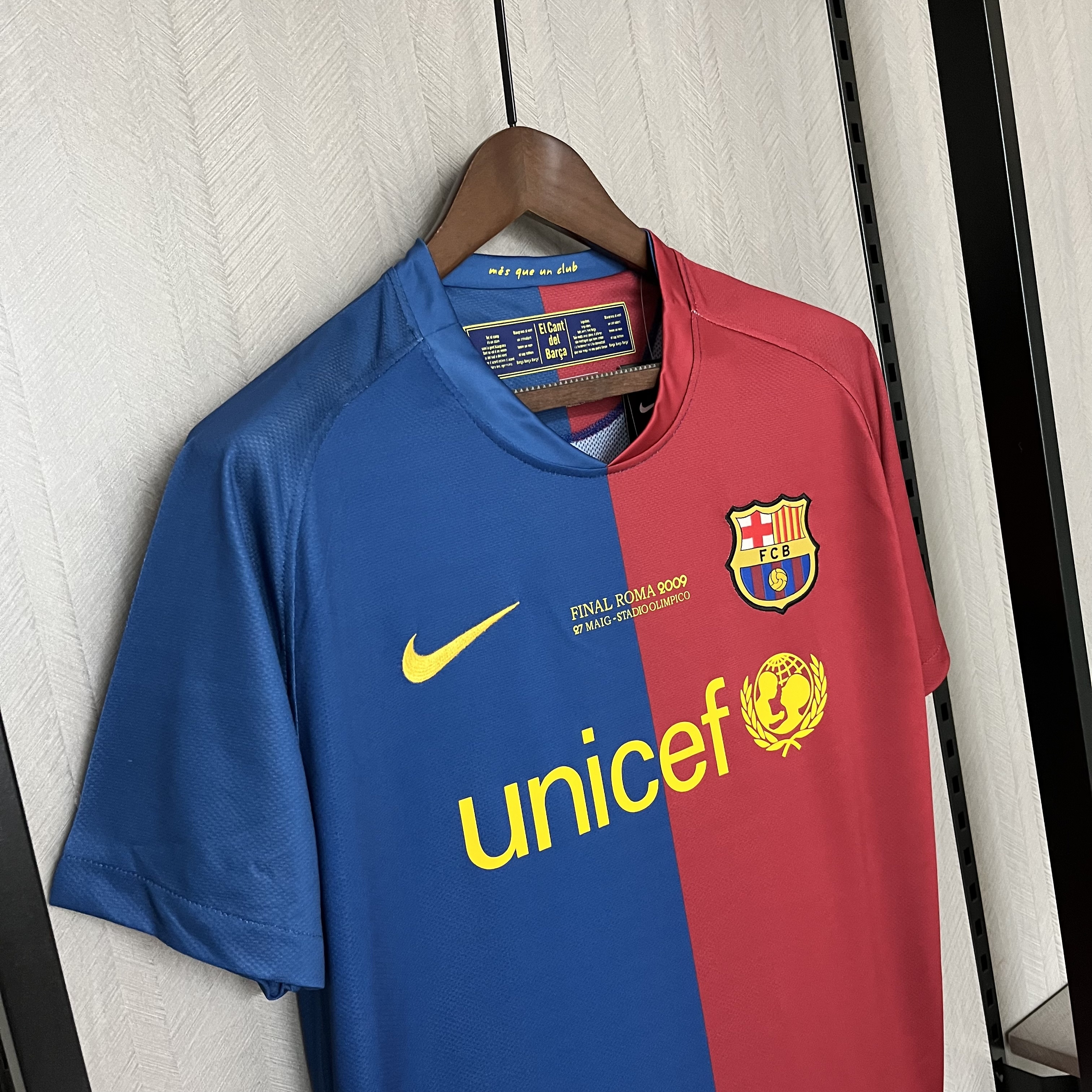 Barcelona 2008/09 Men's Retro Home Jersey