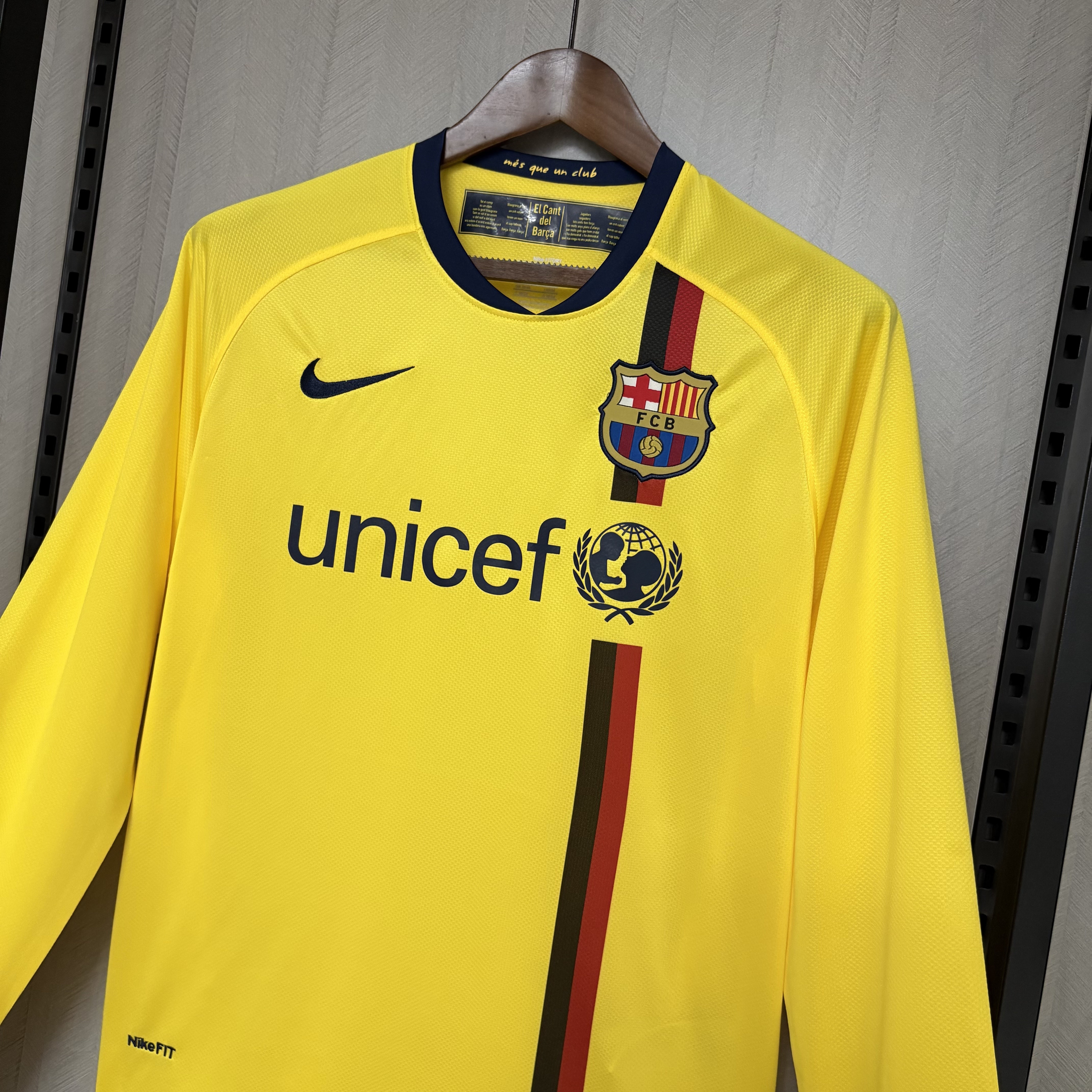 Barcelona 2008/09 Men's Retro Long Sleeve Away Jersey