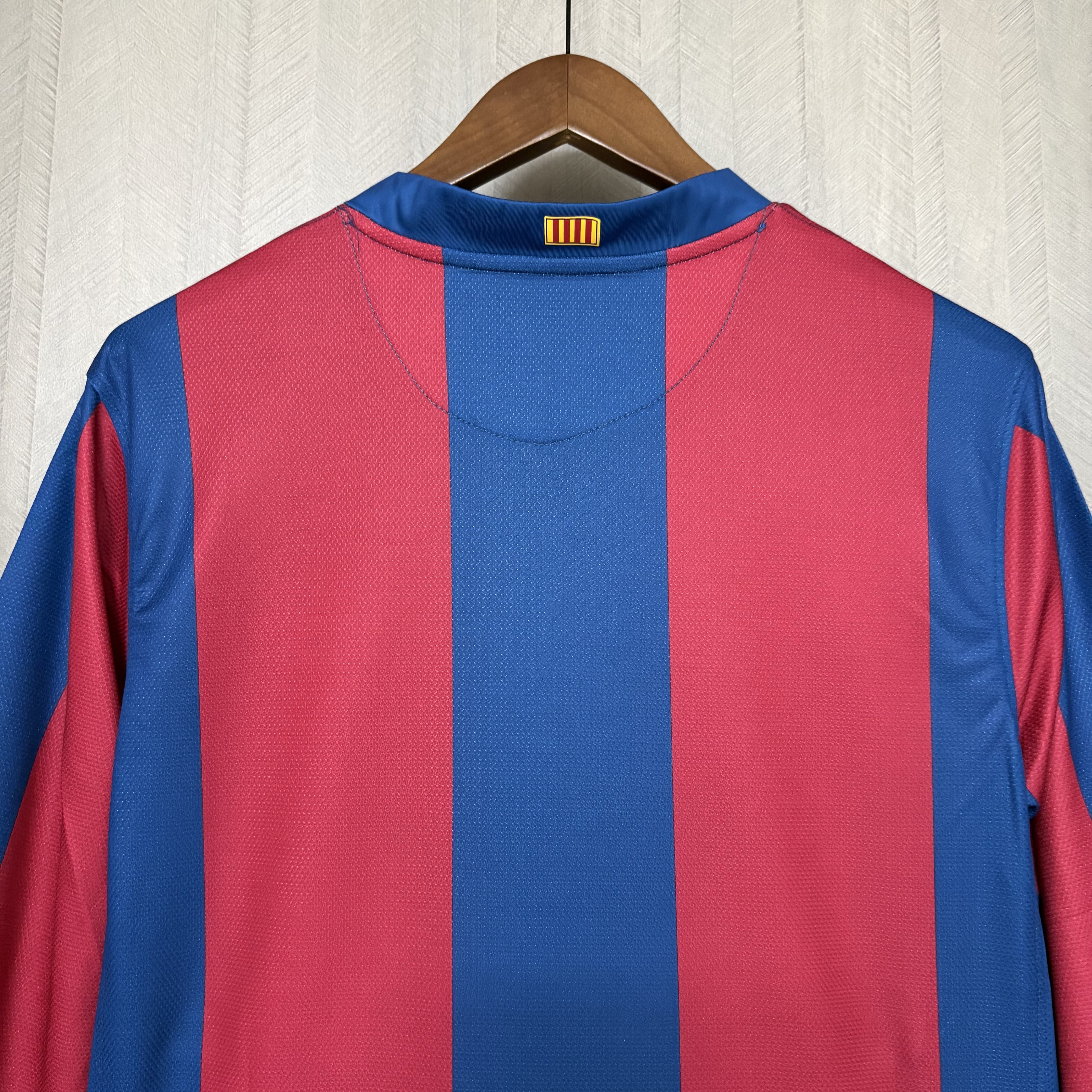 Barcelona 2008/09 Men's Retro Long Sleeve Home Jersey