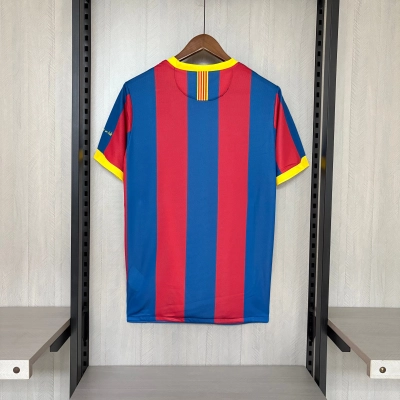 Barcelona 2010/11 Men's Retro Home Design 2 Jersey 02