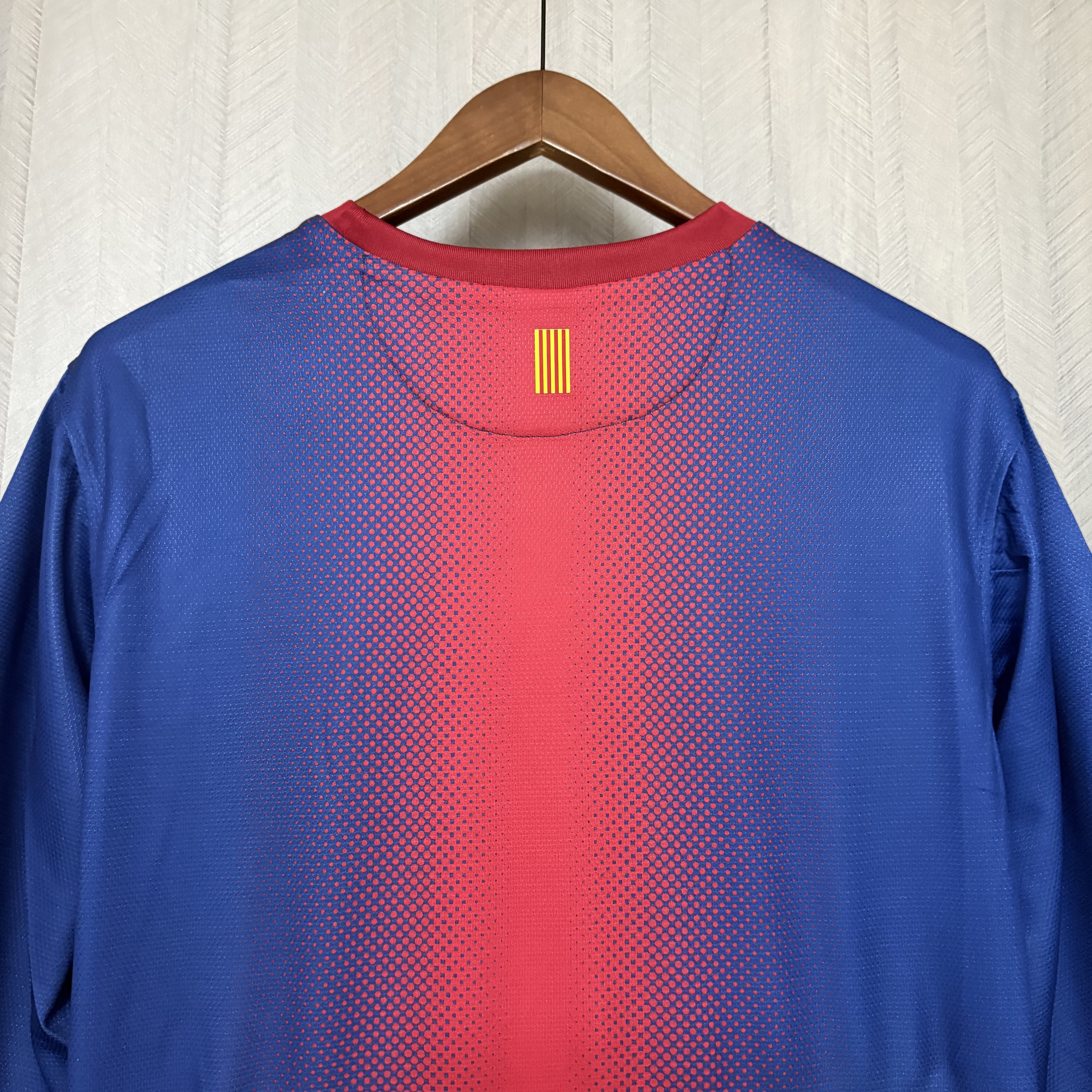 Barcelona 2012/13 Men's Retro Long Sleeve Home Jersey