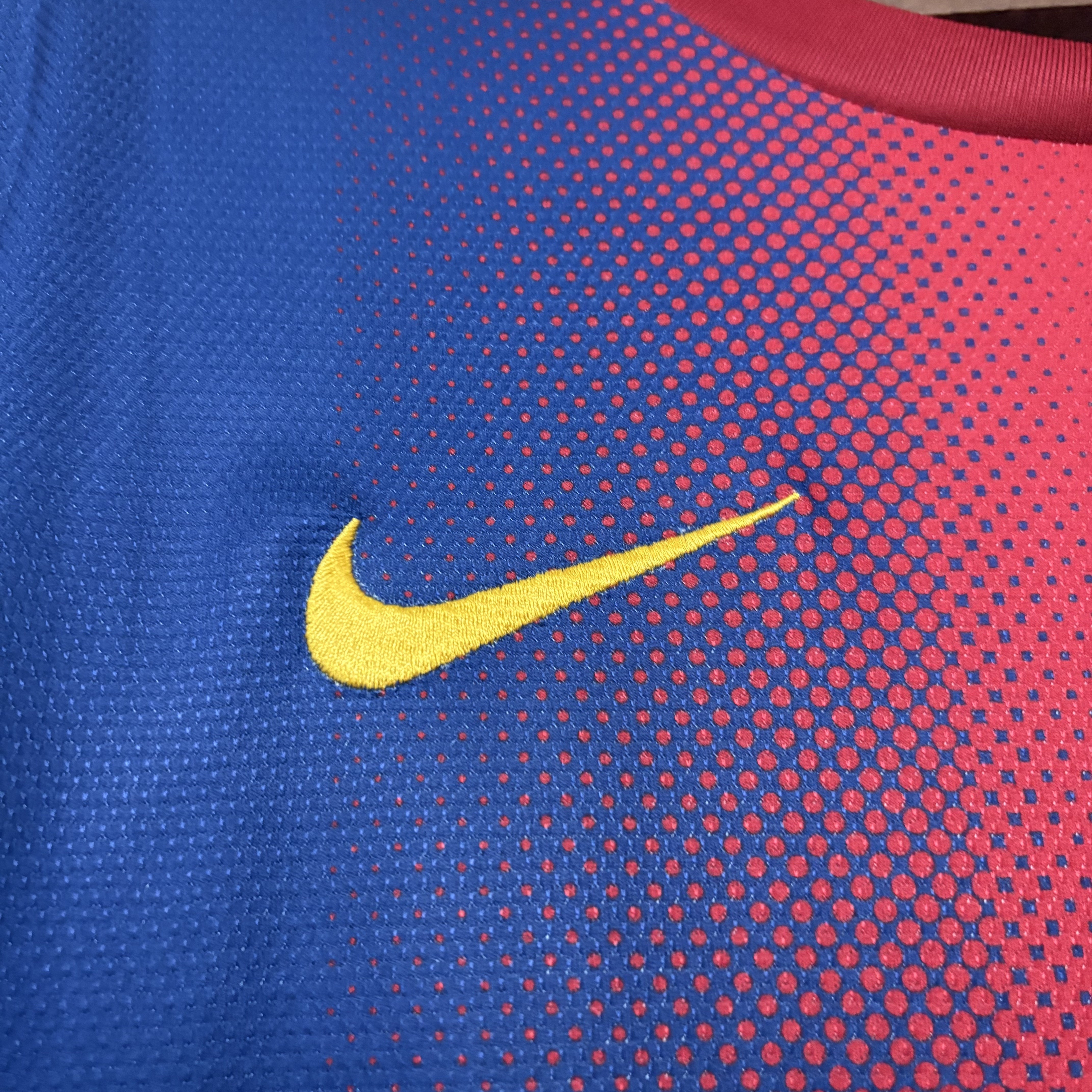 Barcelona 2012/13 Men's Retro Long Sleeve Home Jersey