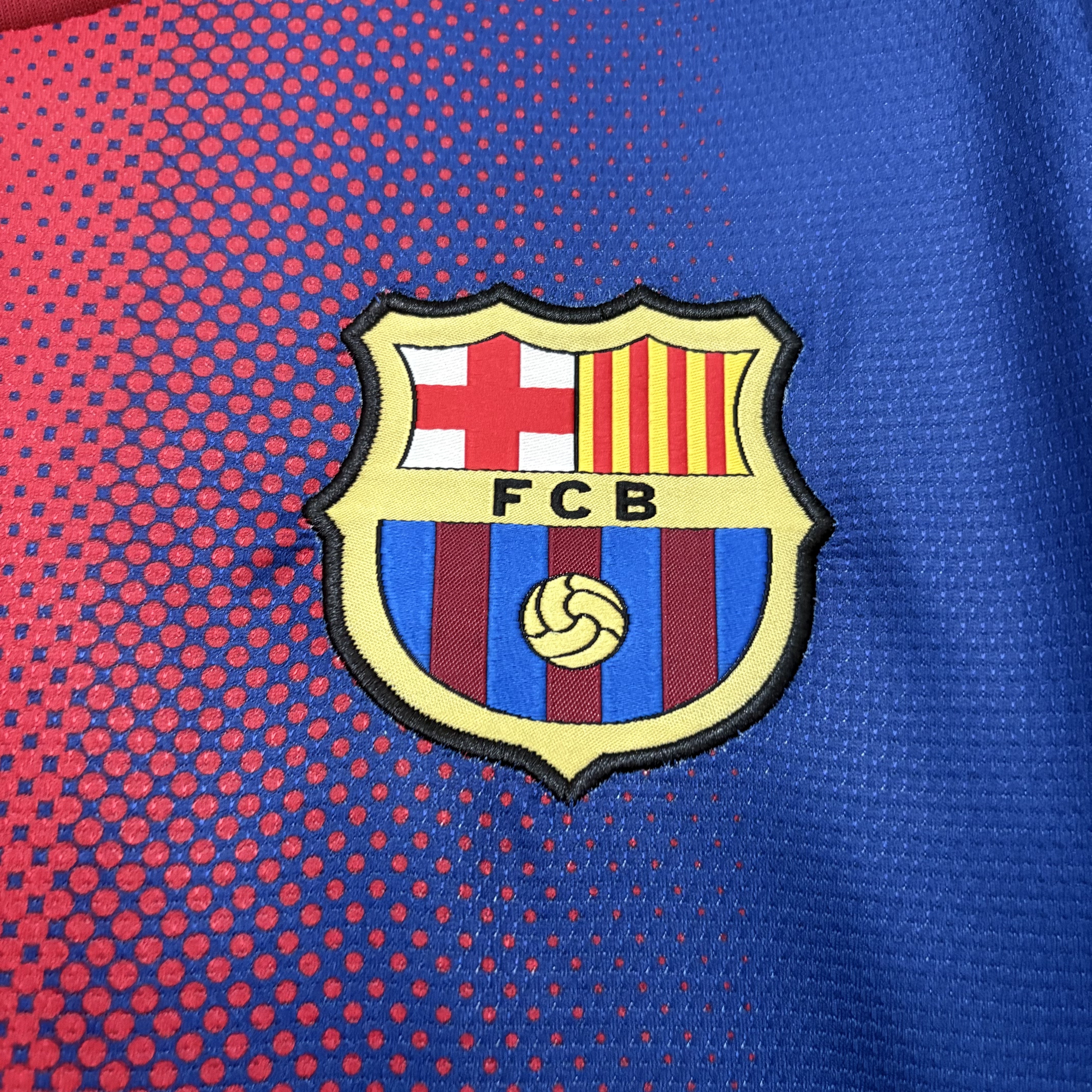 Barcelona 2012/13 Men's Retro Long Sleeve Home Jersey
