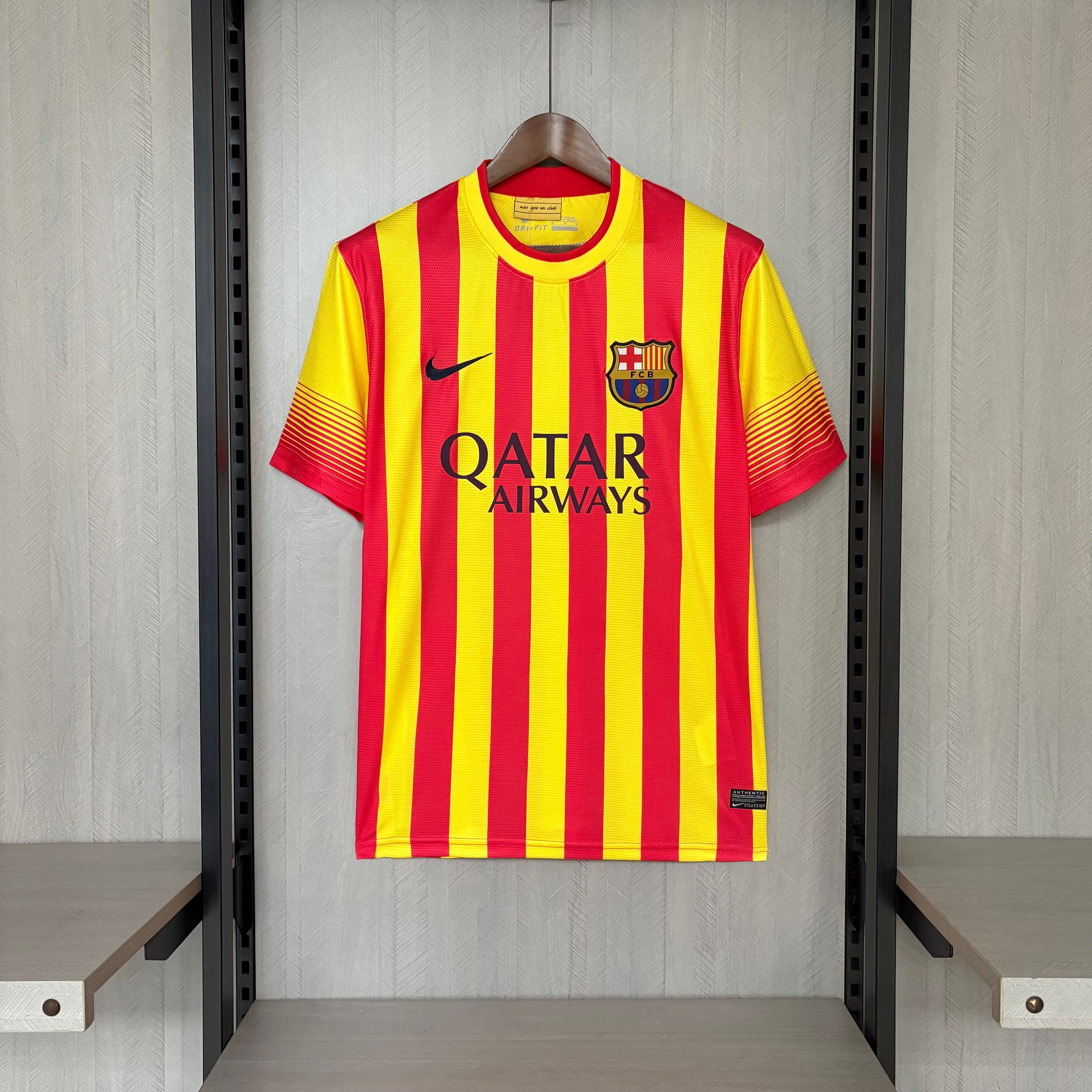 Barcelona 2013/14 Men's Retro Away Jersey