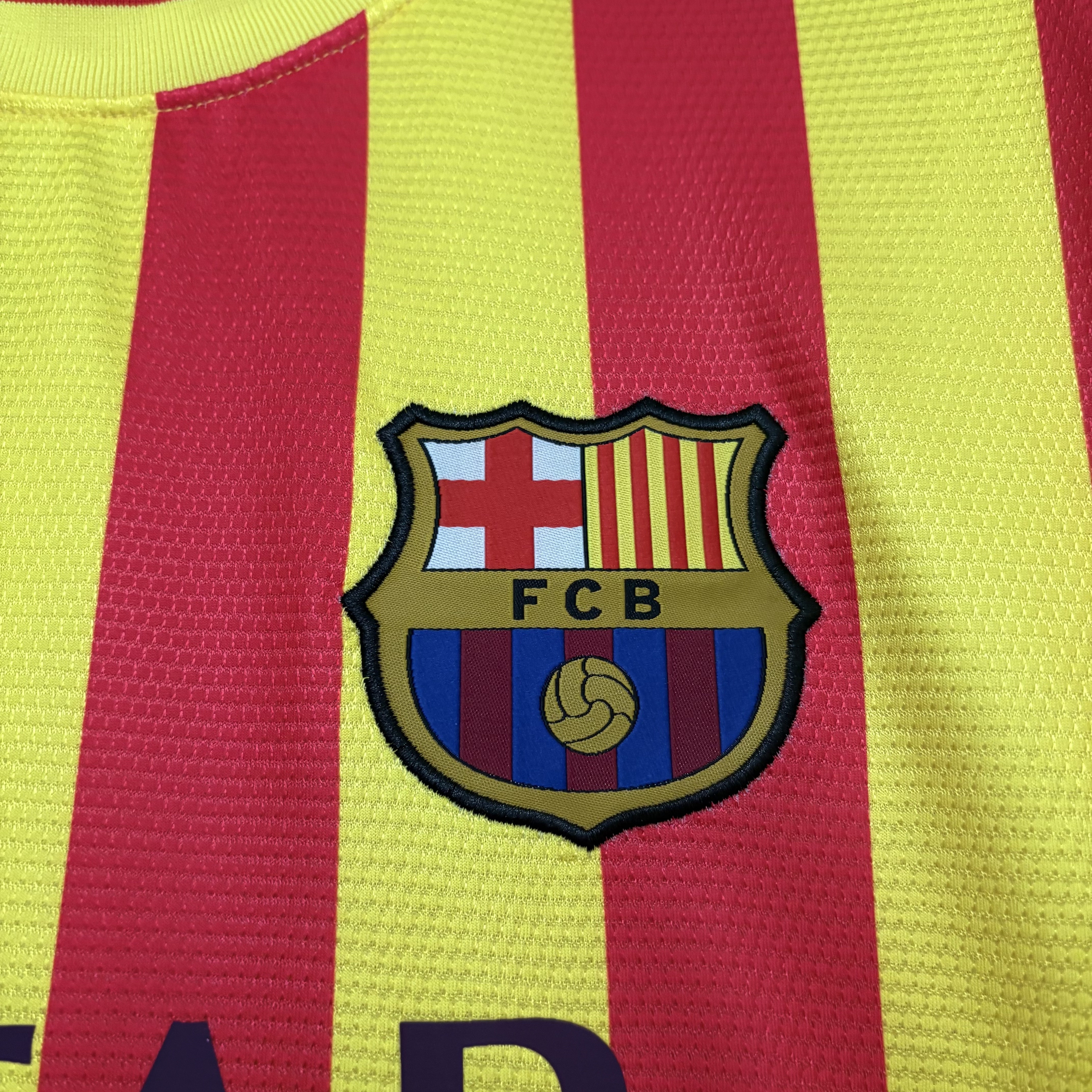 Barcelona 2013/14 Men's Retro Away Jersey