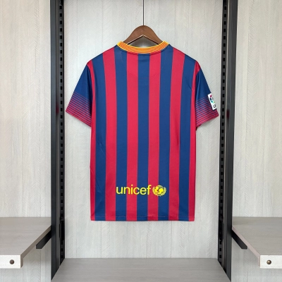 Barcelona 2013/14 Men's Retro Home Jersey 02
