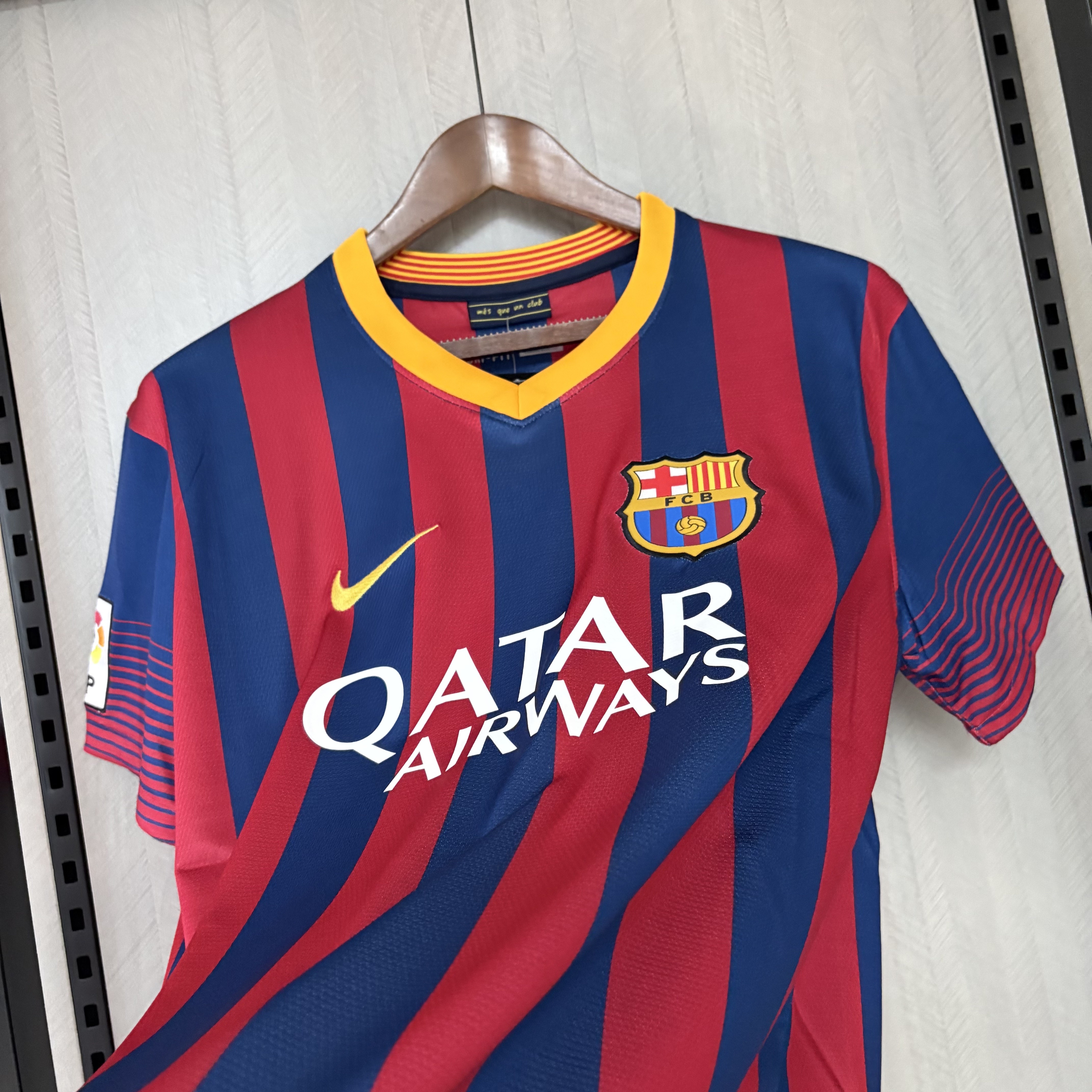 Barcelona 2013/14 Men's Retro Home Jersey