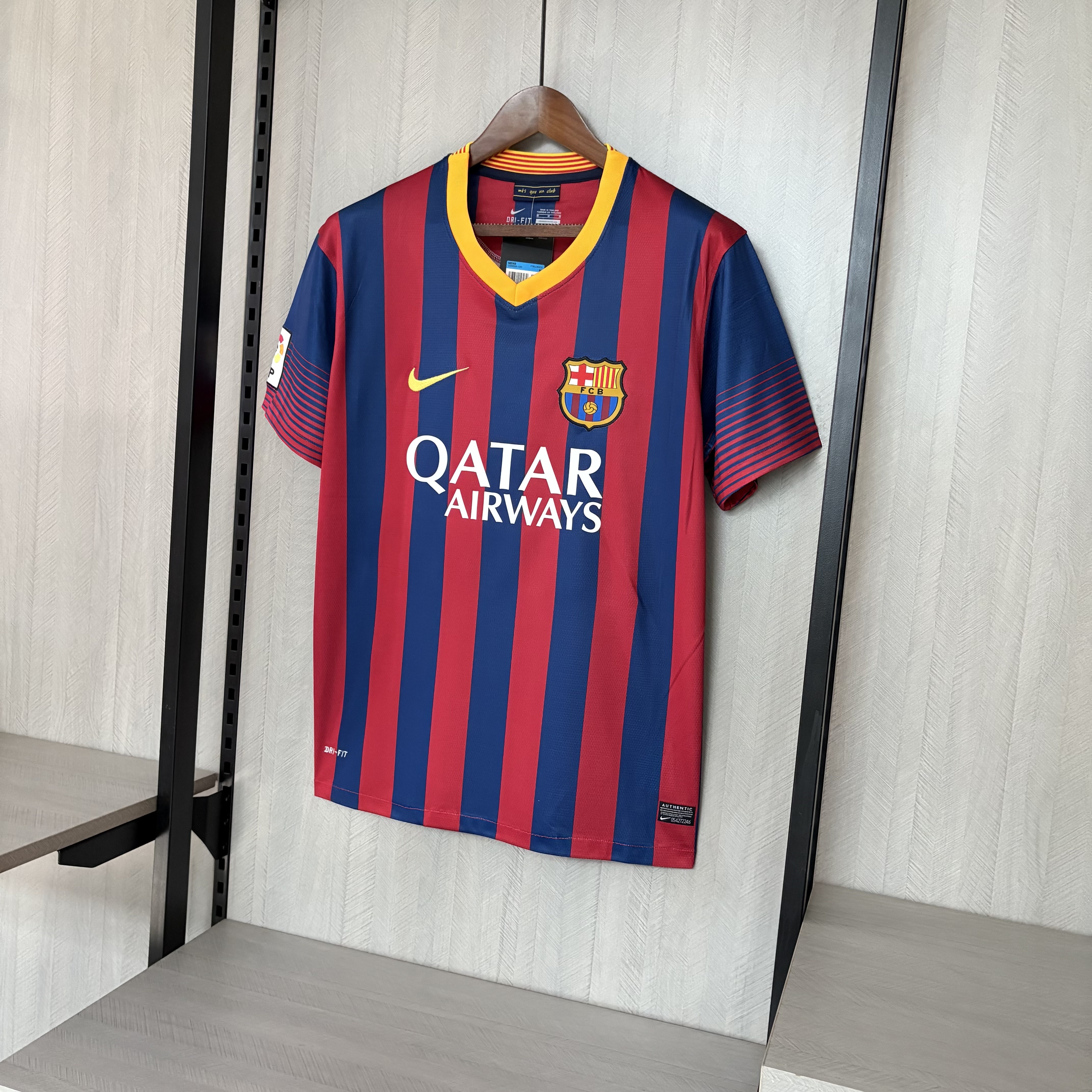 Barcelona 2013/14 Men's Retro Home Jersey
