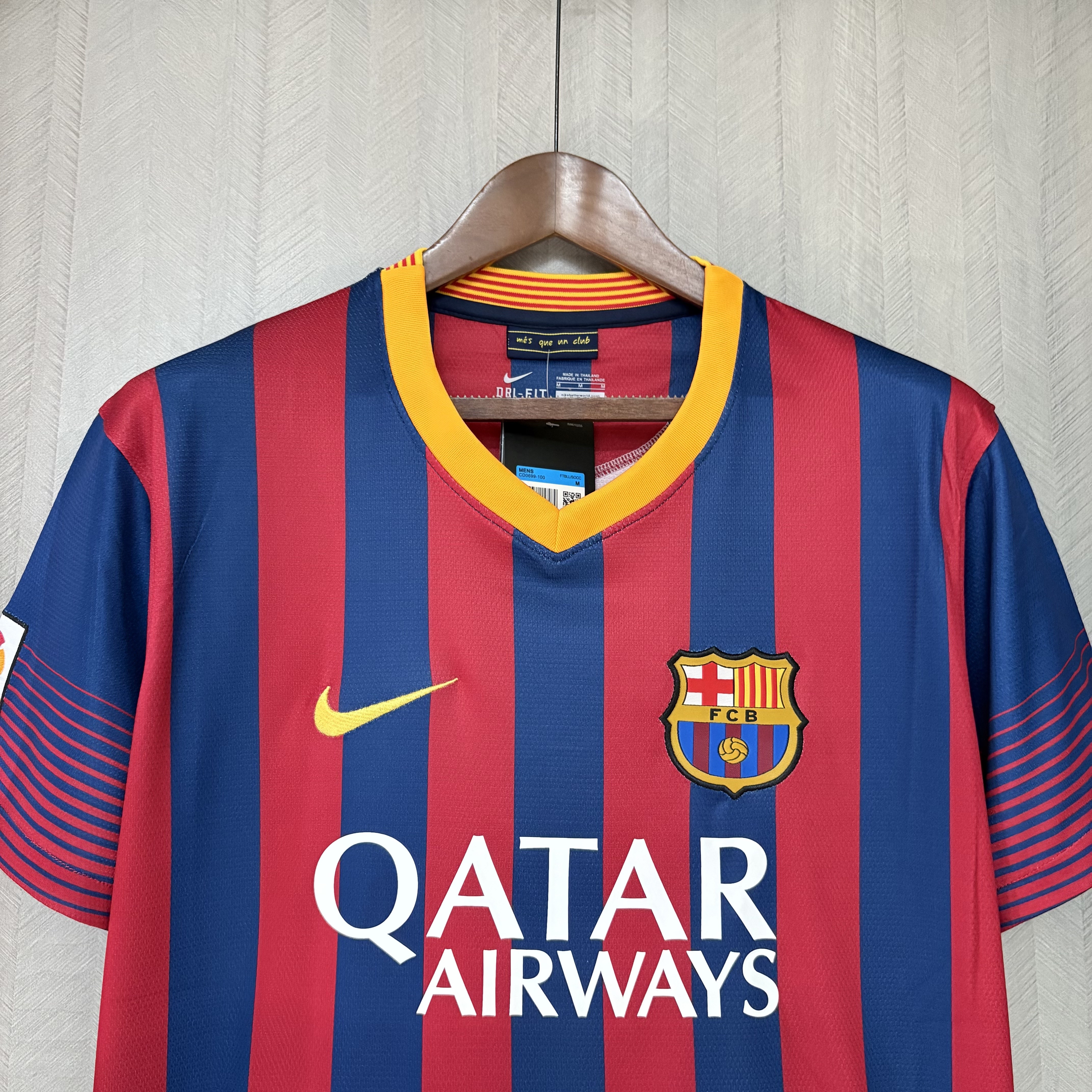 Barcelona 2013/14 Men's Retro Home Jersey