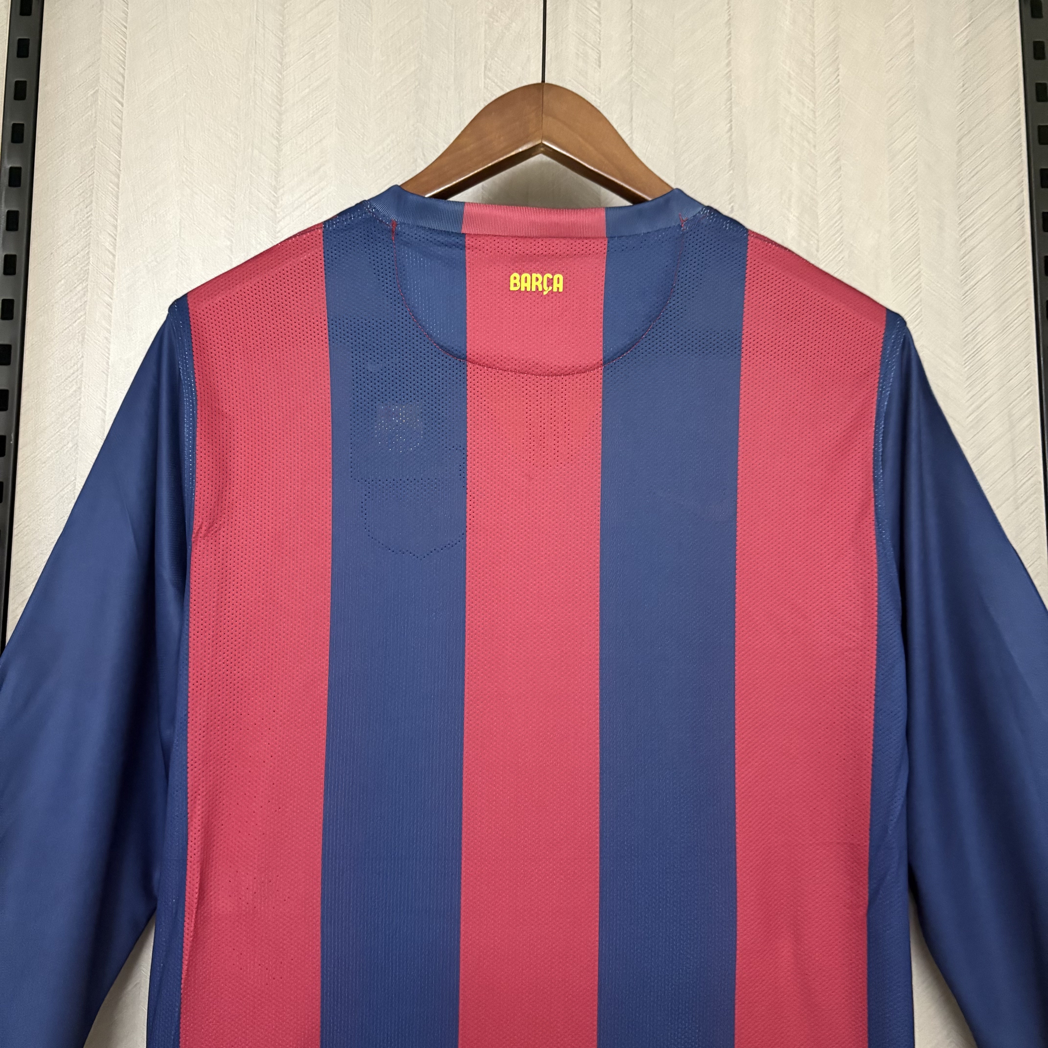 Barcelona 2014/15 Men's Retro Long Sleeve Home Jersey