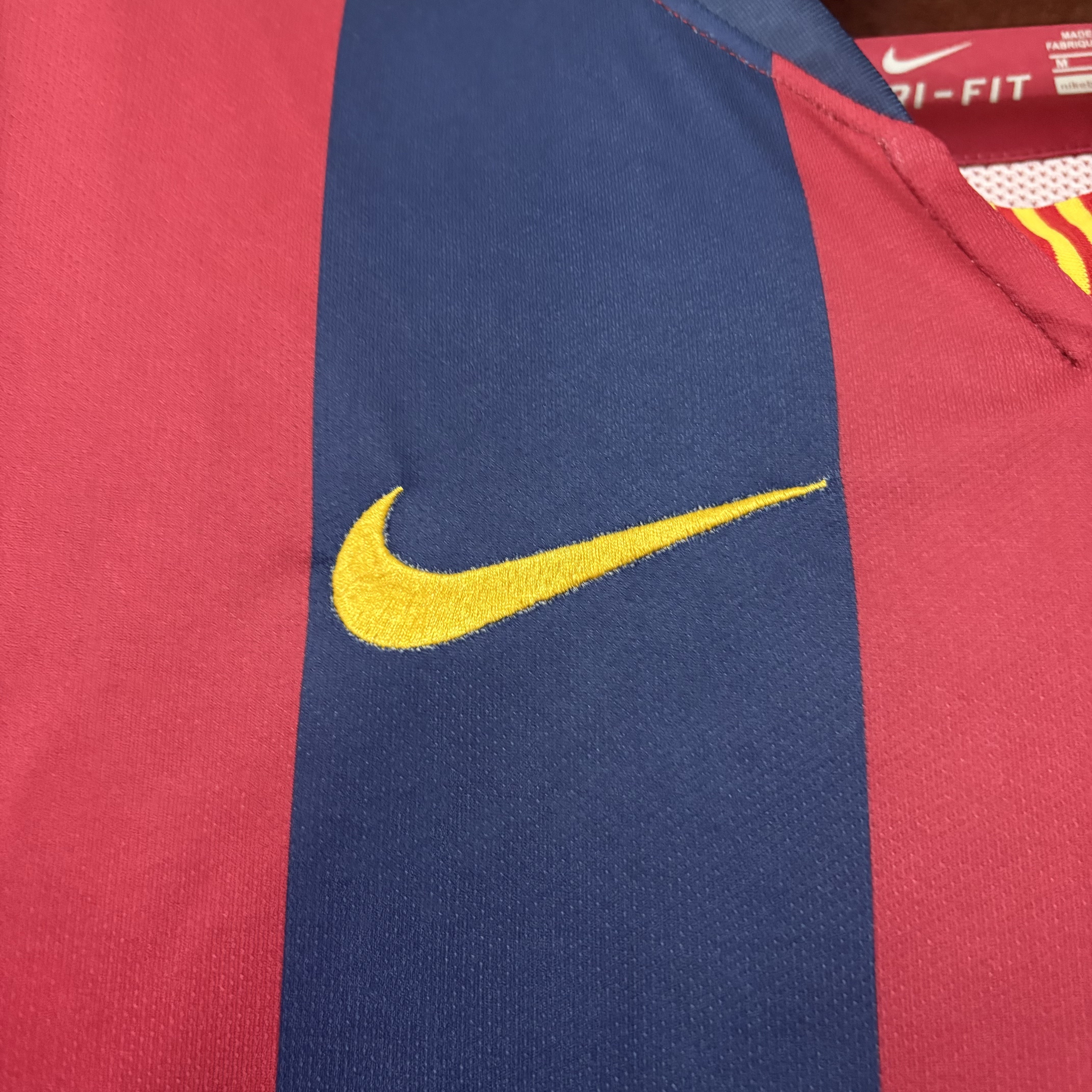Barcelona 2014/15 Men's Retro Long Sleeve Home Jersey