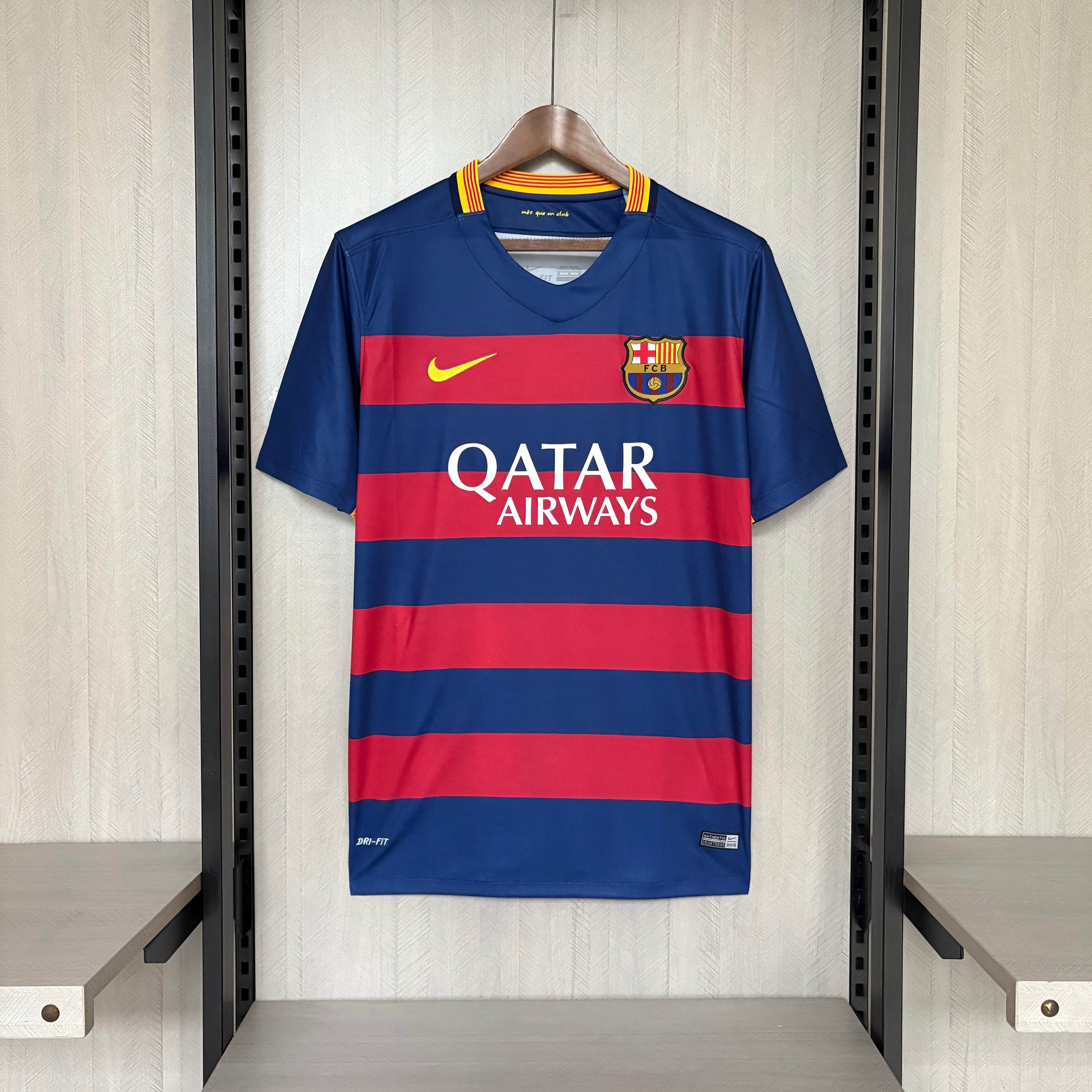 Barcelona 2015/16 Men's Retro Home Jersey
