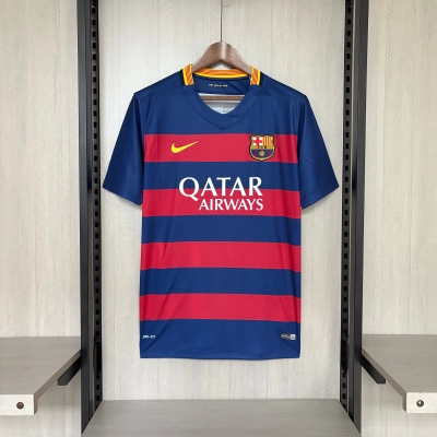 Barcelona 2015/16 Men's Retro Home Jersey 01
