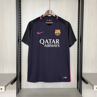 Barcelona 2016/17 Men's Retro Away Jersey 01