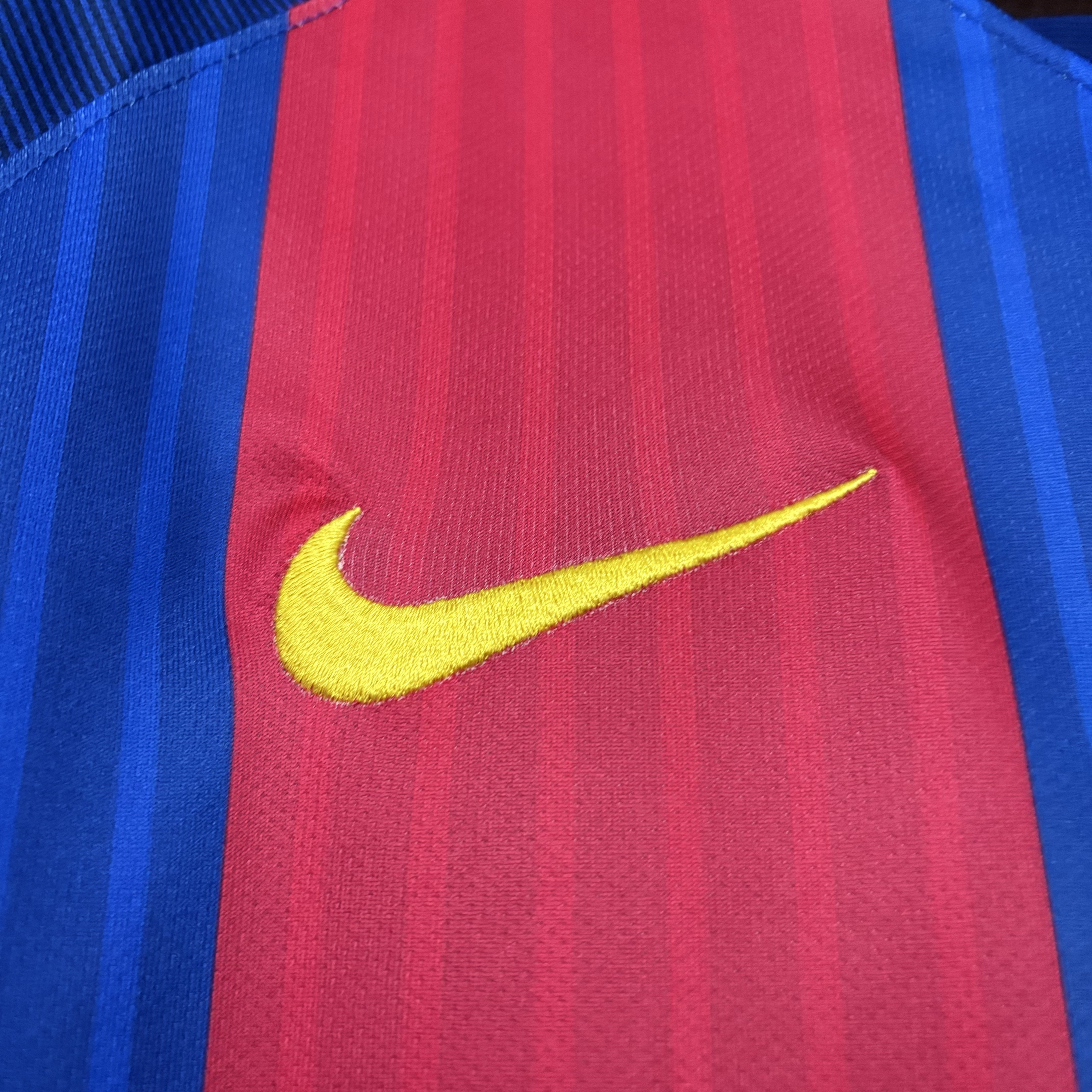 Barcelona 2016/17 Men's Retro Home Design 2 Jersey
