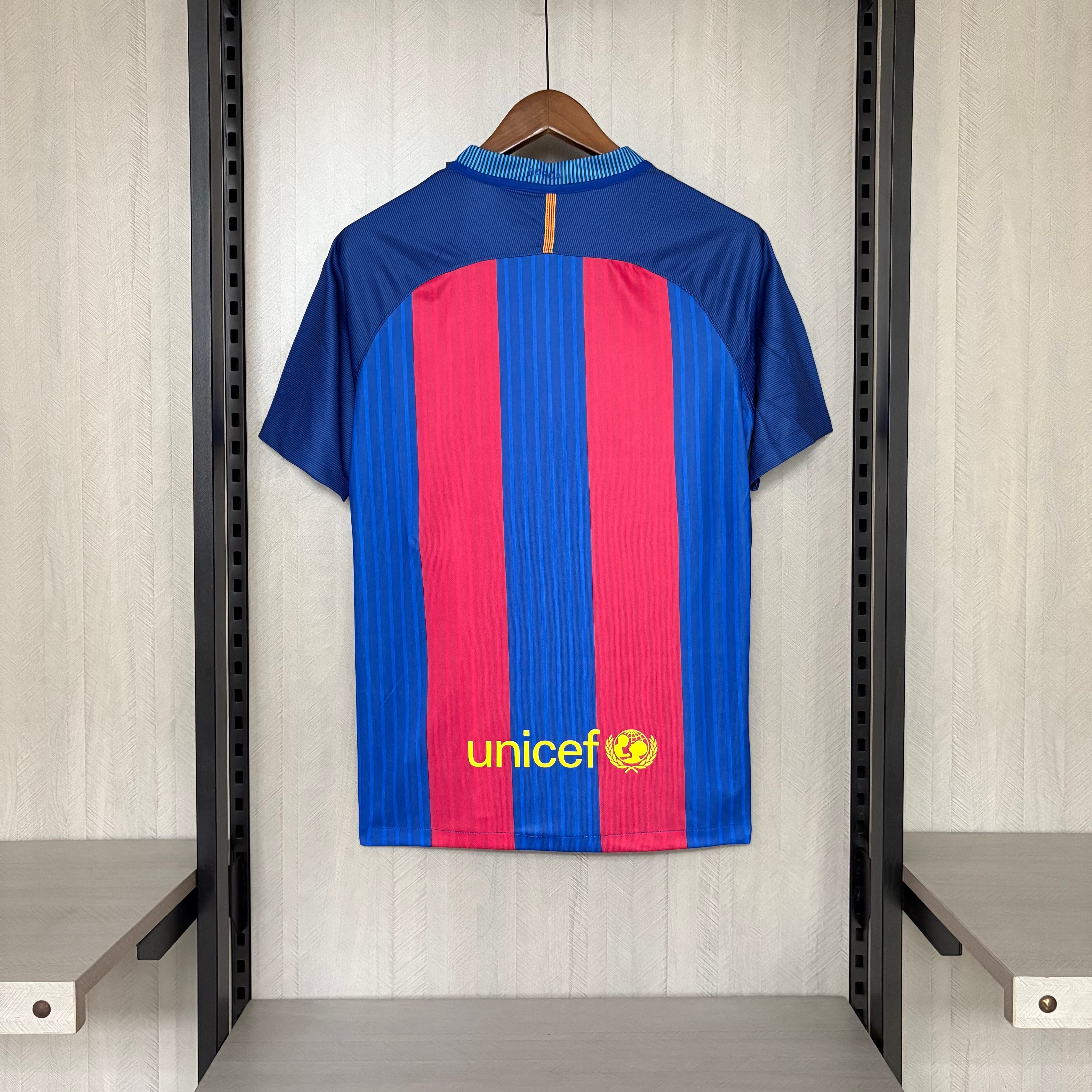 Barcelona 2016/17 Men's Retro Home Design 2 Jersey