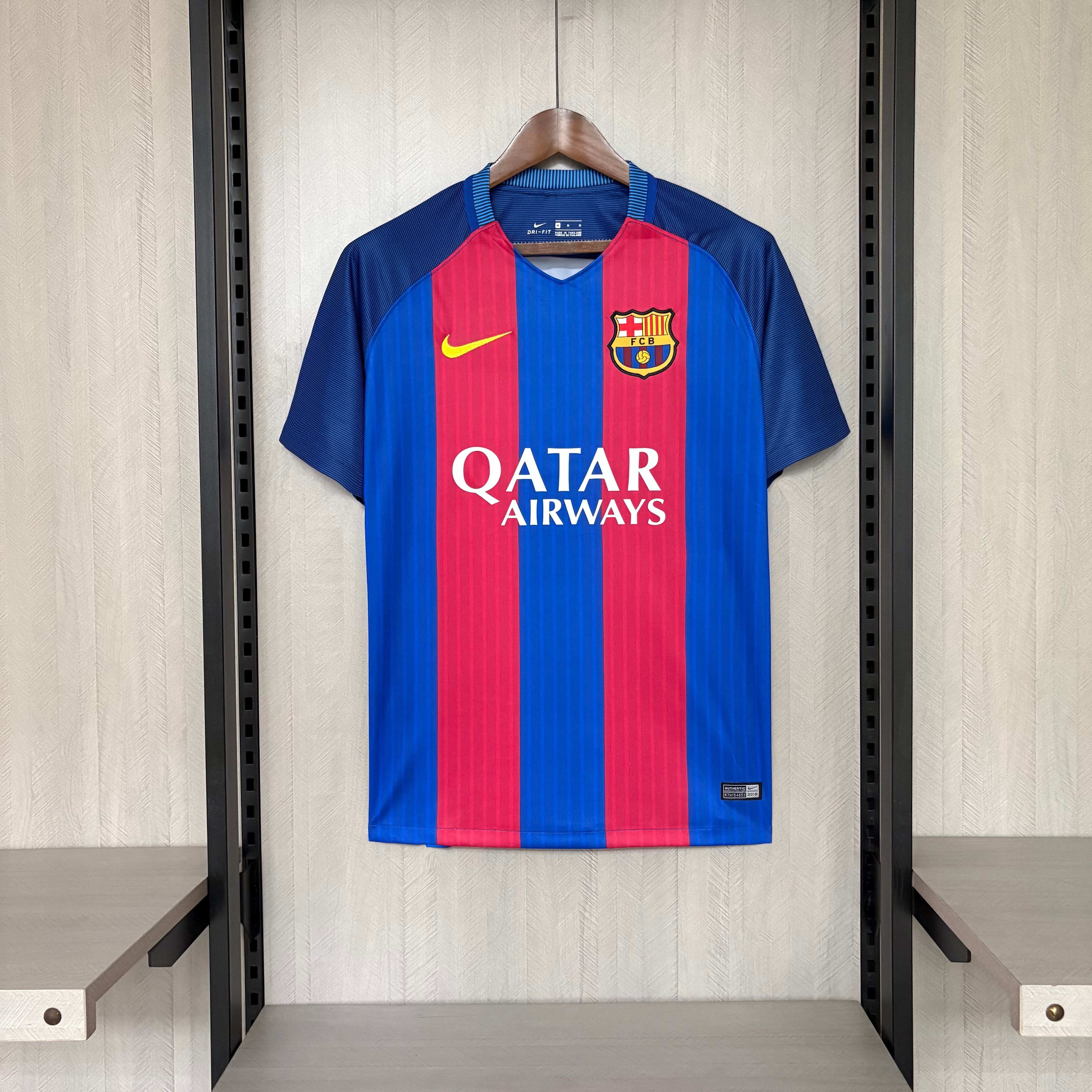 Barcelona 2016/17 Men's Retro Home Jersey