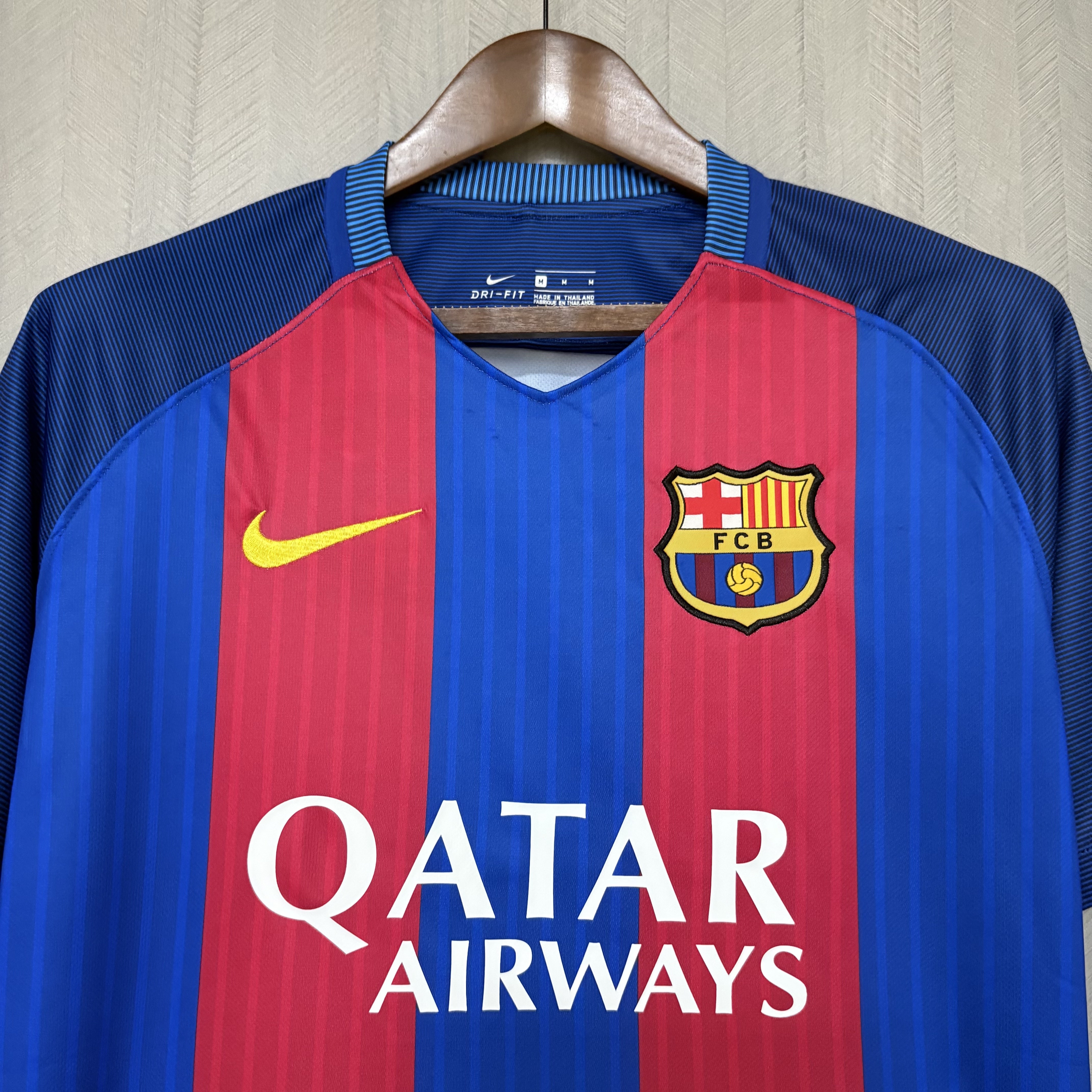 Barcelona 2016/17 Men's Retro Home Jersey