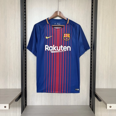 Barcelona 2017/18 Men's Retro Home Jersey 01