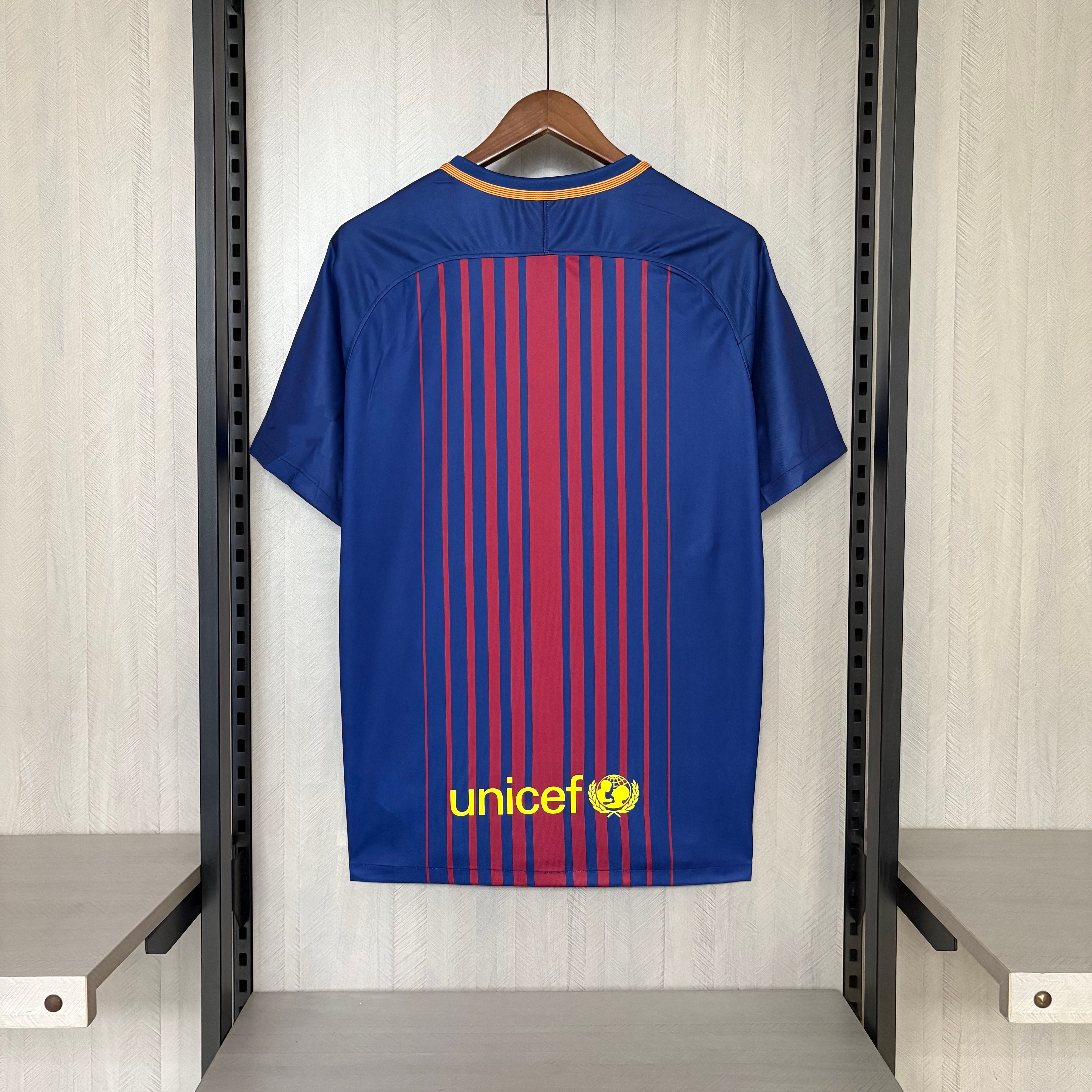 Barcelona 2017/18 Men's Retro Home Jersey