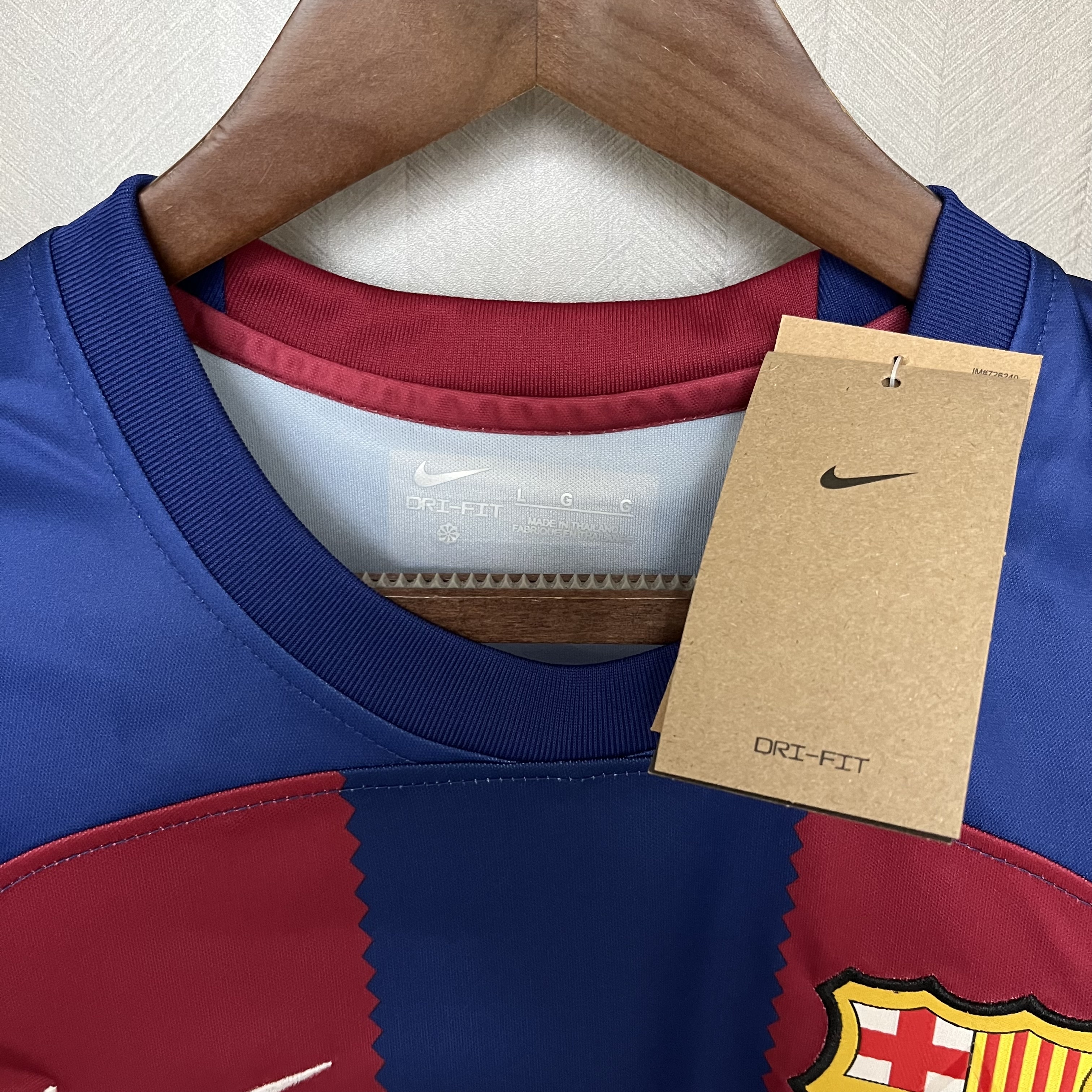 Barcelona 2023/24 Men's English Version Home Jersey