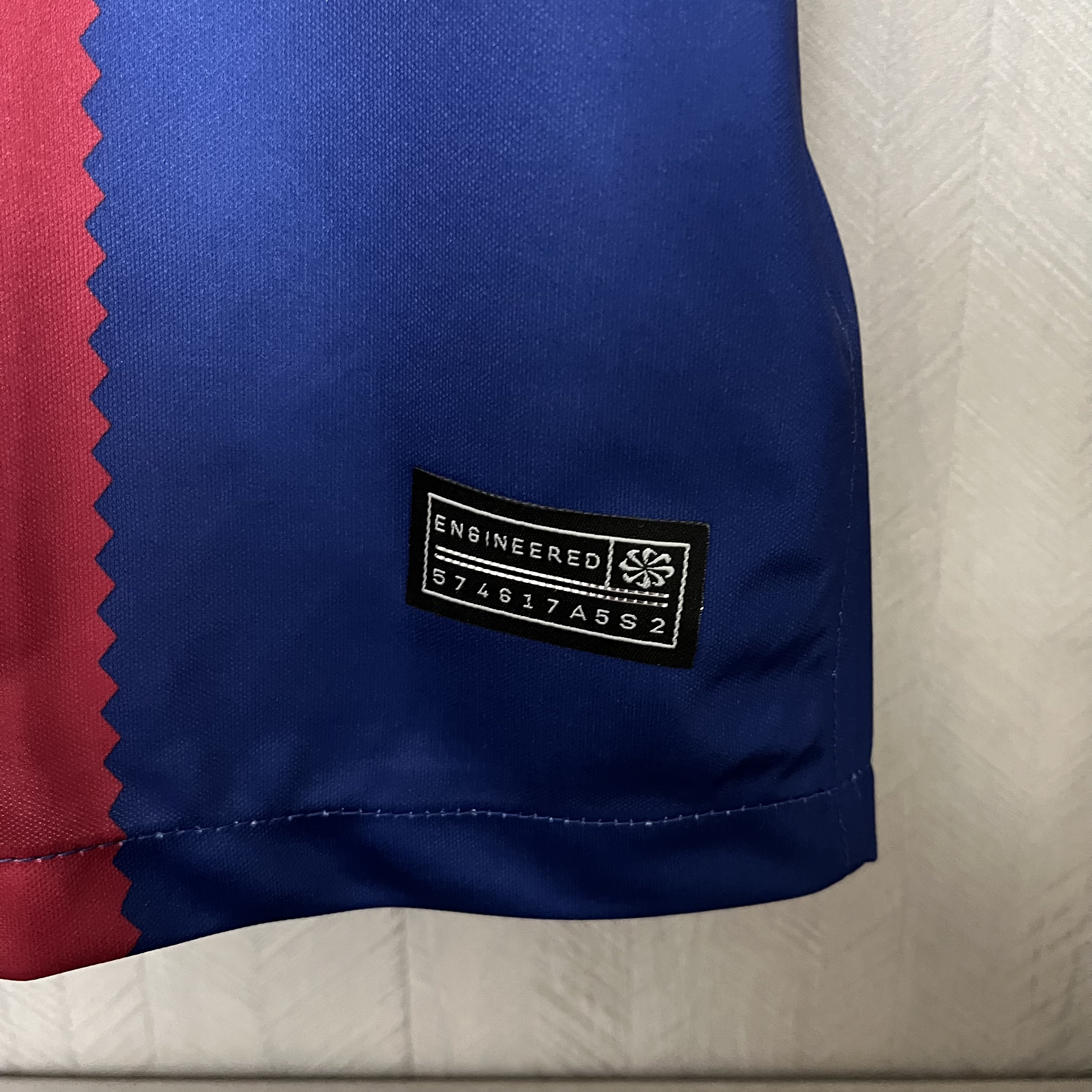 Barcelona 2023/24 Men's English Version Home Jersey