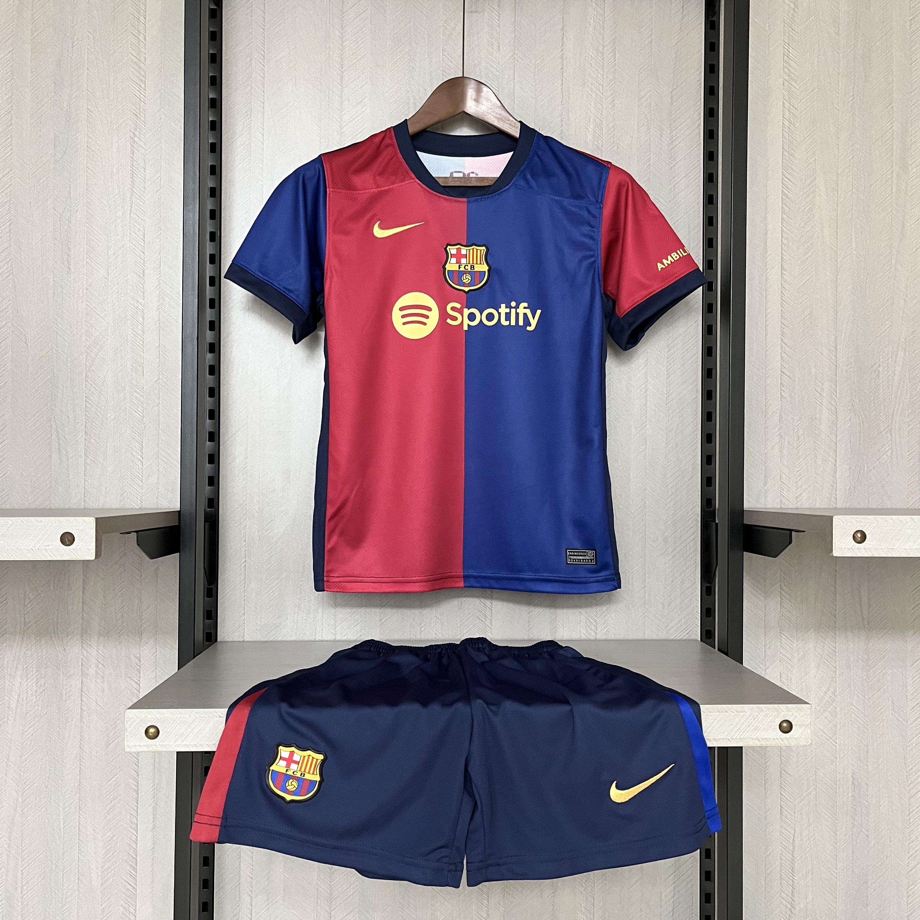 Barcelona 2024/25 Kids Home Jersey