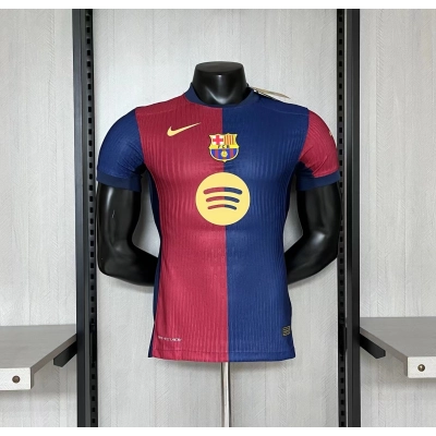 Barcelona 2024/25 Men's Player Version Home Jersey 01