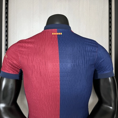 Barcelona 2024/25 Men's Player Version Home Jersey 02