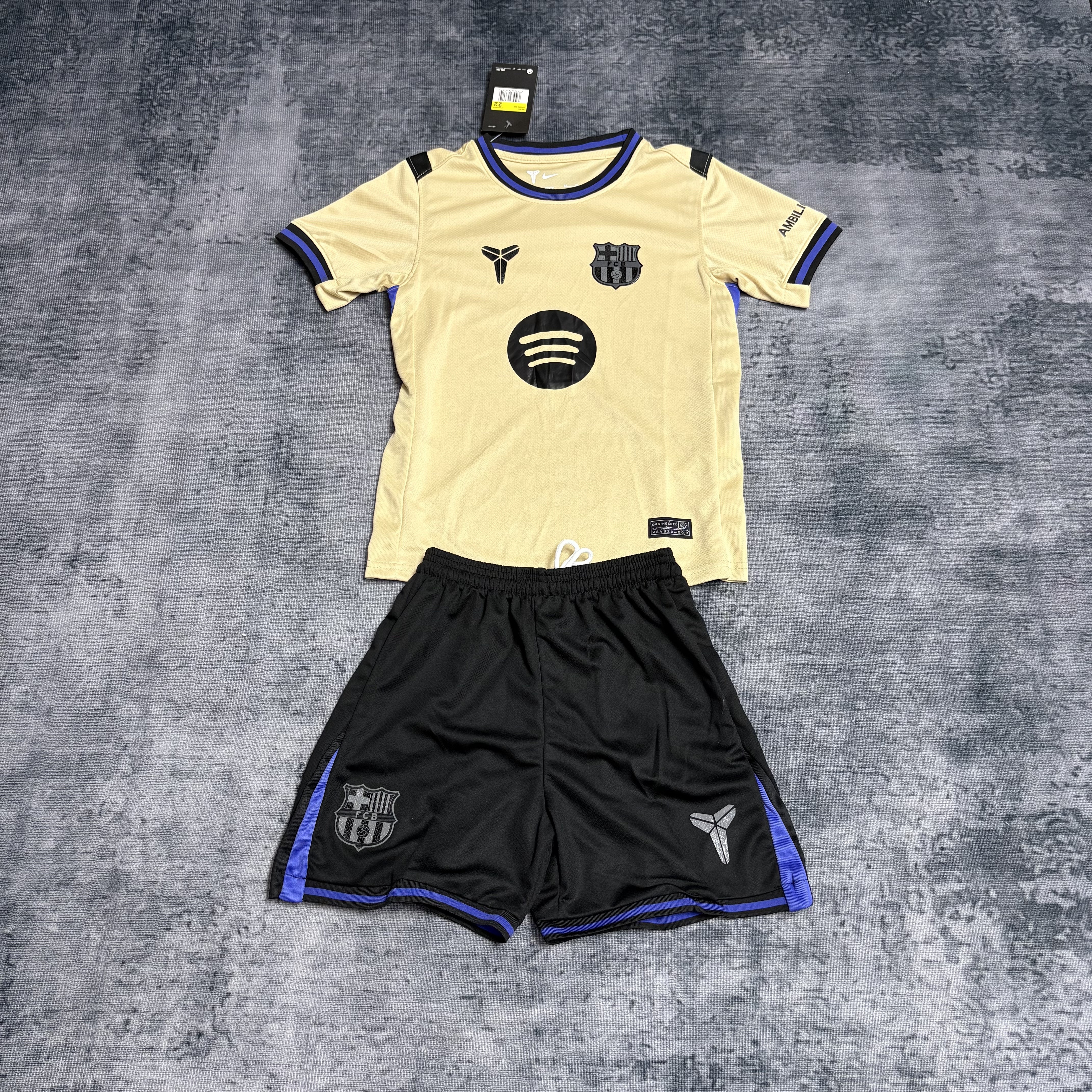 Barcelona 2025/26 Kids Away Kit