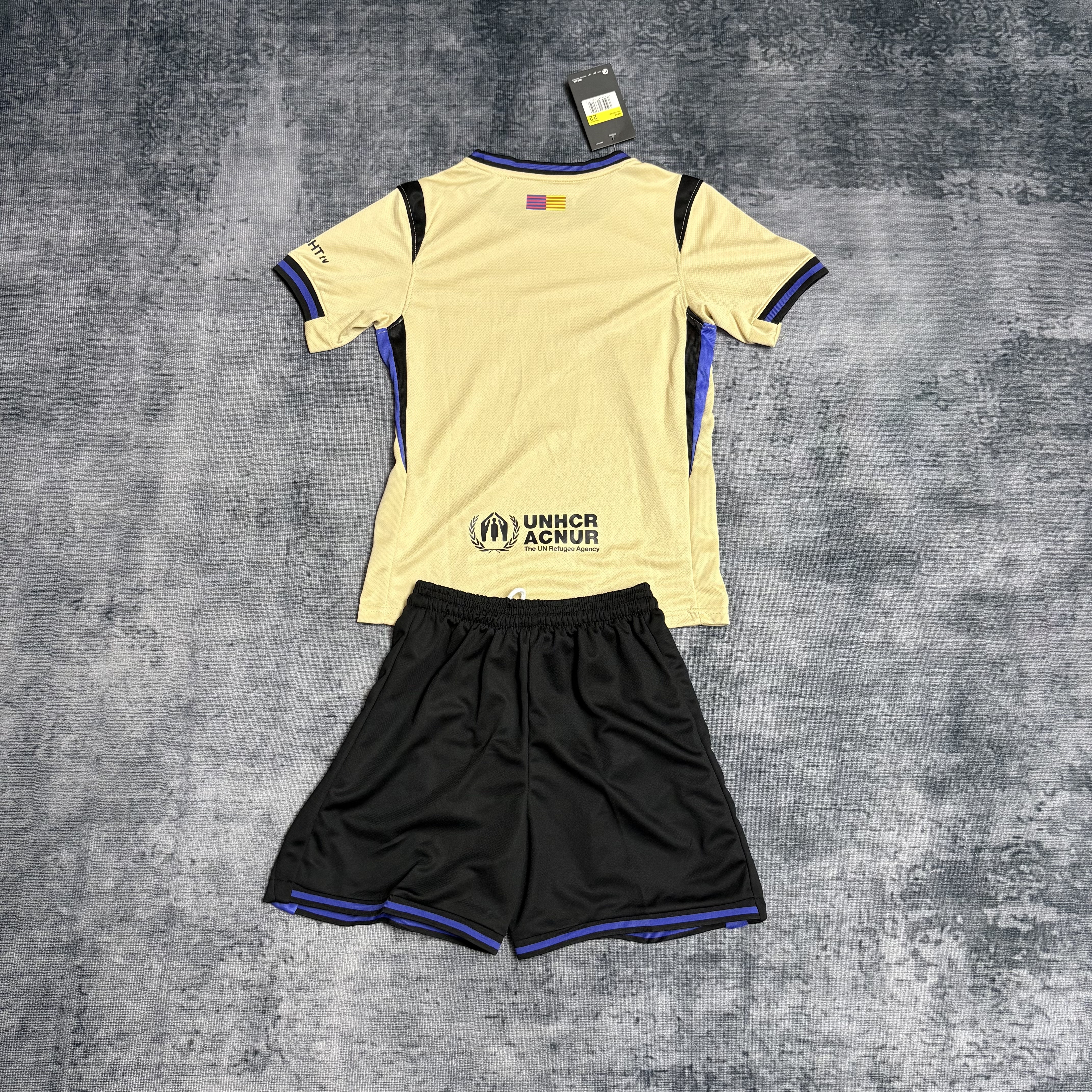 Barcelona 2025/26 Kids Away Kit