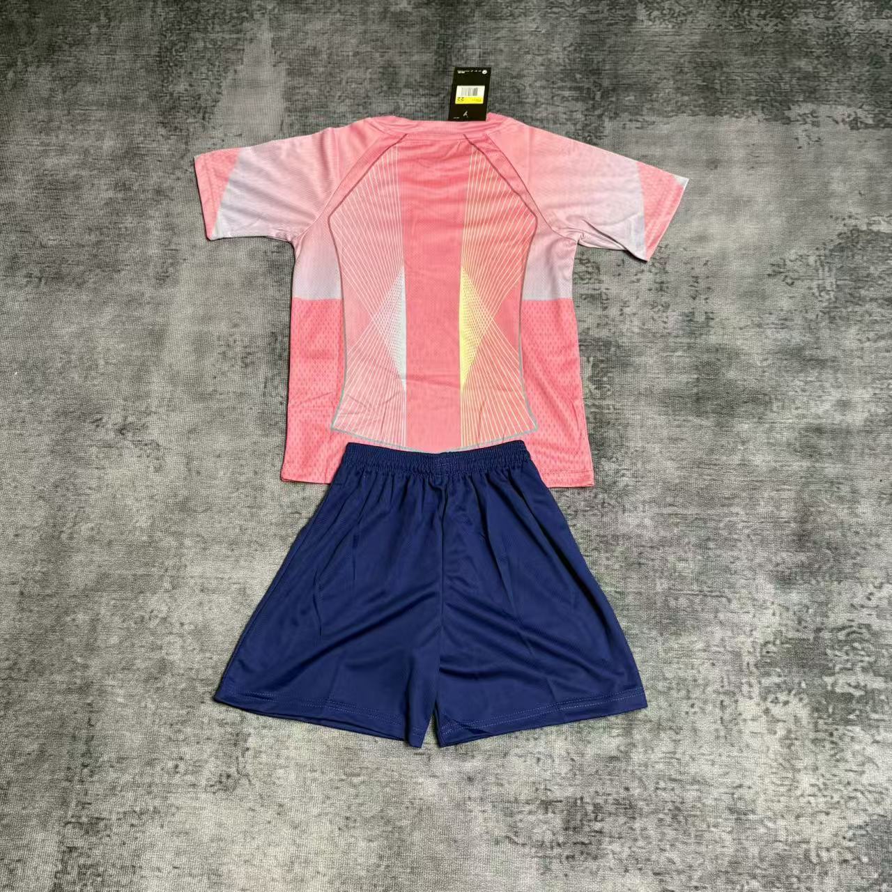 Barcelona 2025/26 Kids Pink Jersey