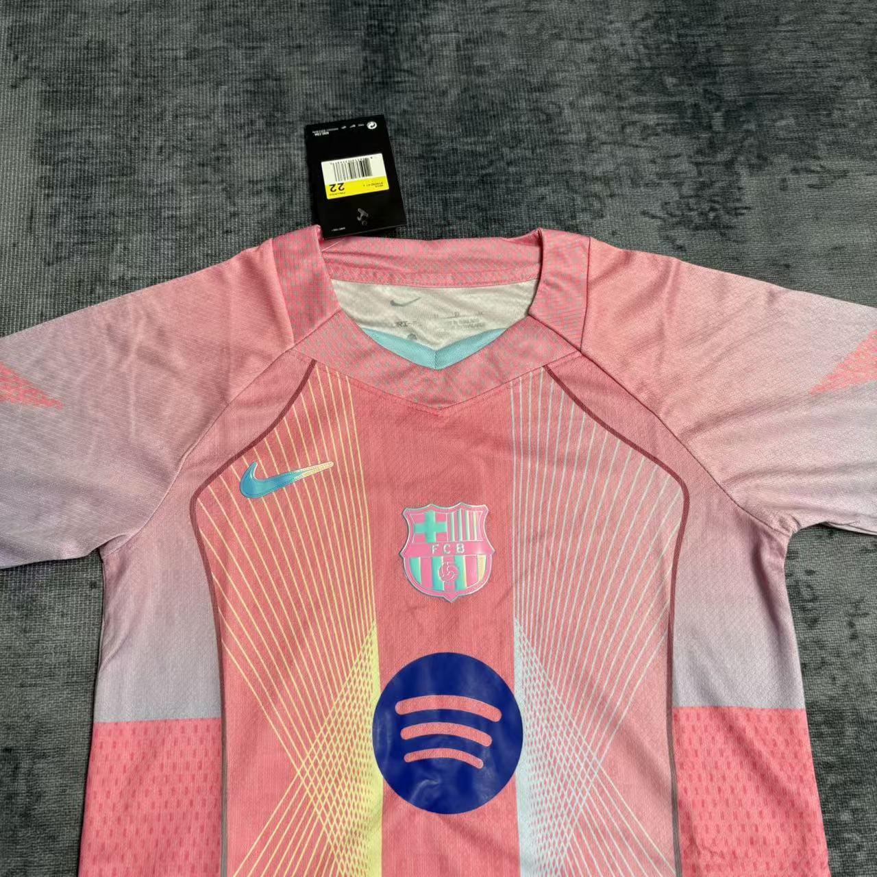 Barcelona 2025/26 Kids Pink Jersey