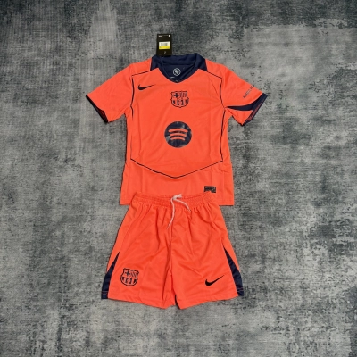 Barcelona 2025/26 Kids Third Jersey 01