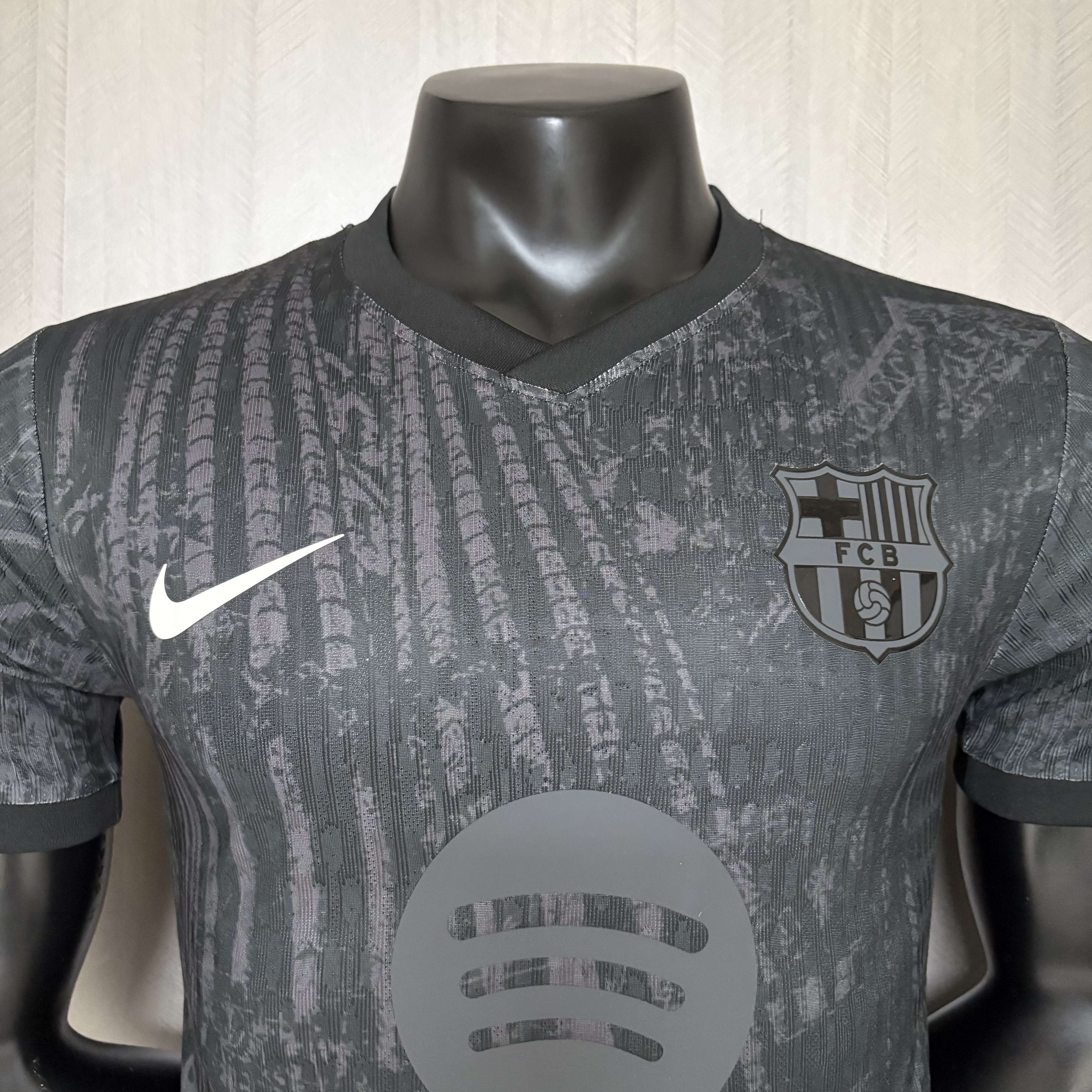 Barcelona 2026/27 Men's Player Version Black Jersey